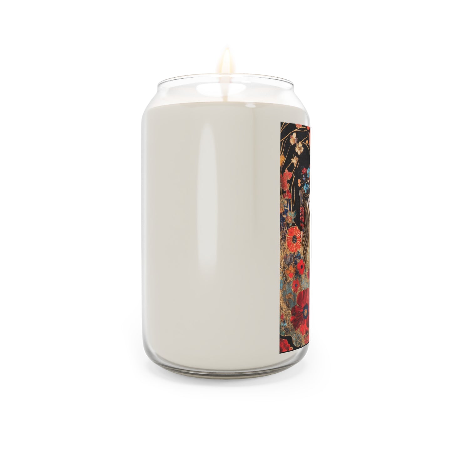 Geisha Cat Scented Soy Candles, Floral Home Decor, Eco-Friendly Gifts, Mindfulness, Relaxation, Meditation, Home Fragrance
