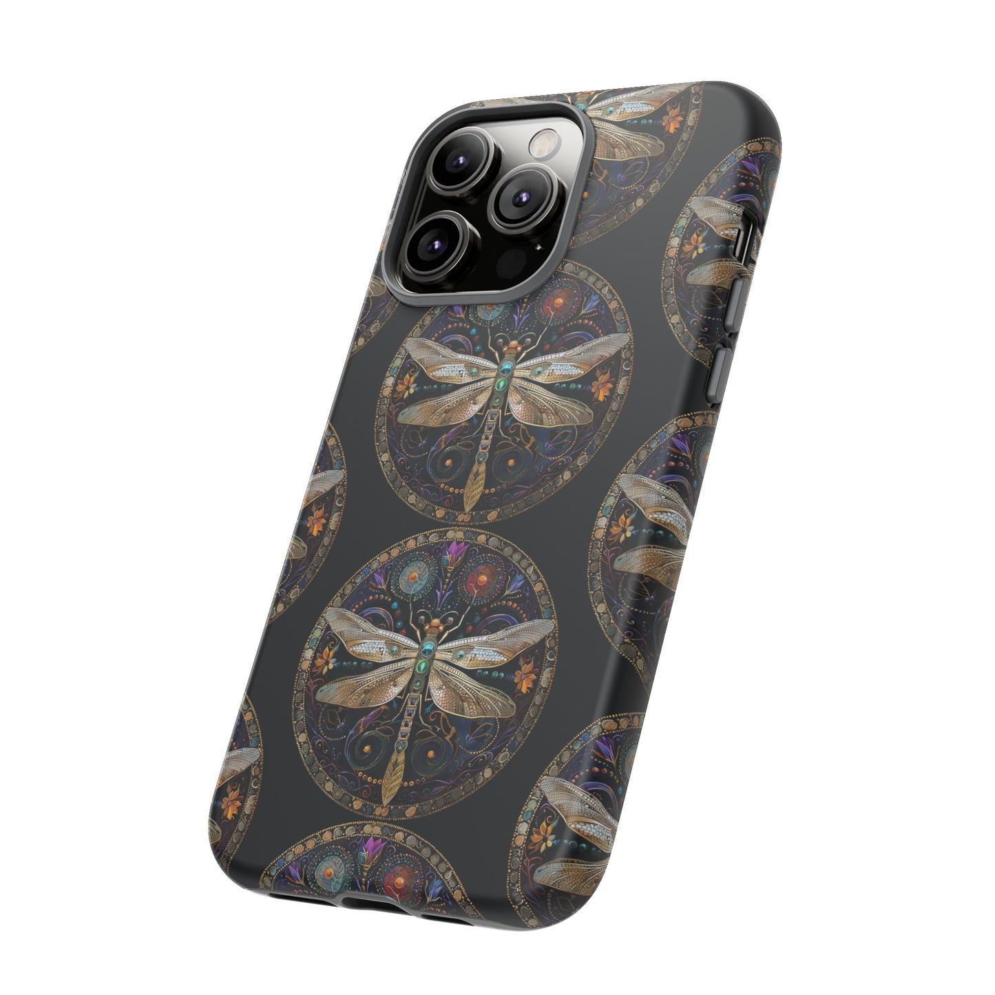 Dragonfly Phone Case, Tough Phone Cover, Artistic Cell Phone Accessory, Gift for Nature Lovers, Unique Phone Protector
