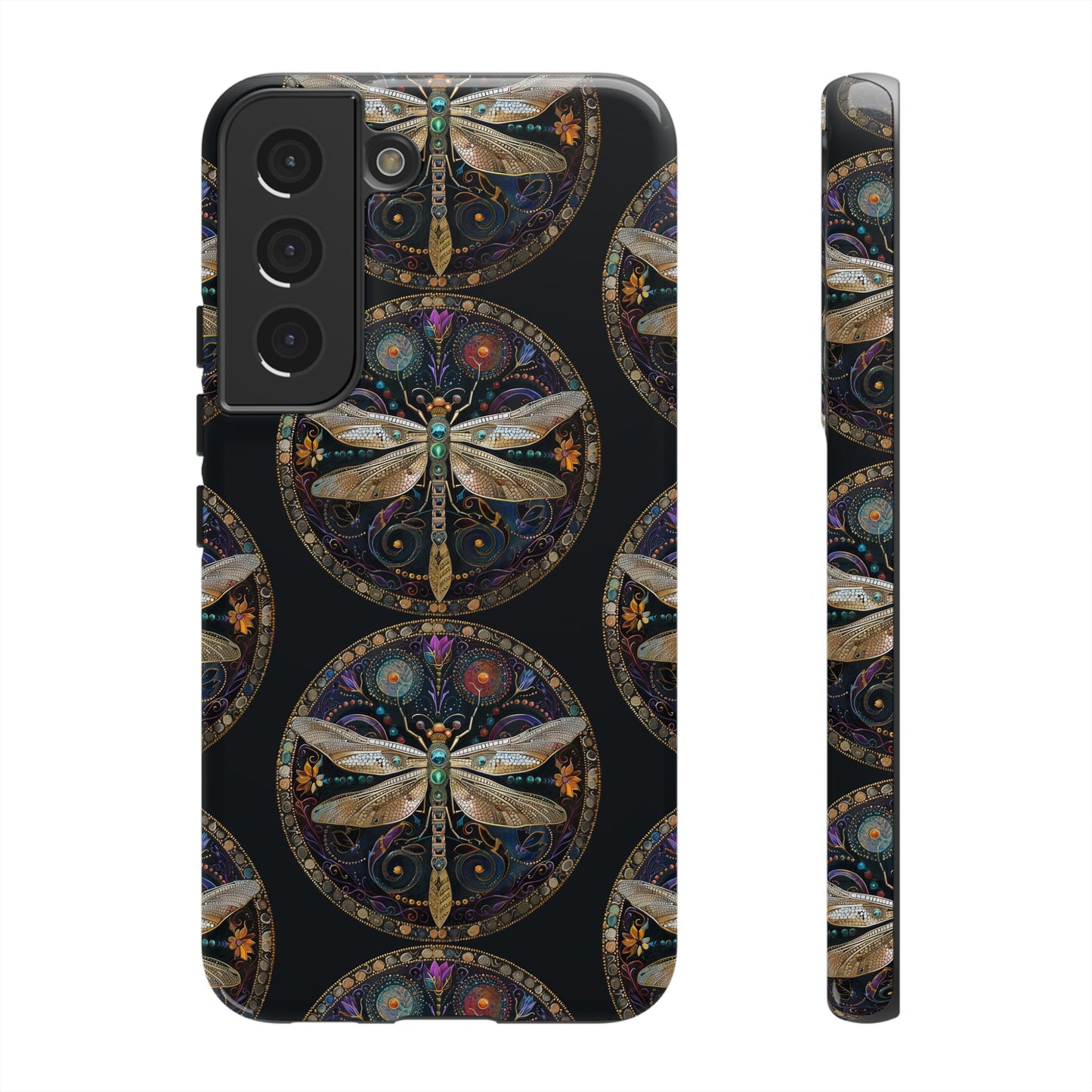Dragonfly Phone Case, Tough Phone Cover, Artistic Cell Phone Accessory, Gift for Nature Lovers, Unique Phone Protector