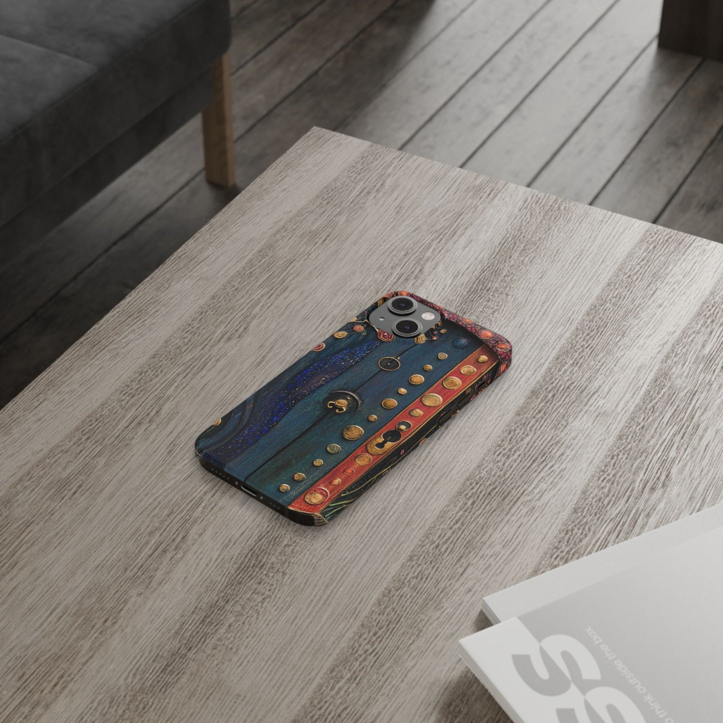 Fairy Door Artistic Slim Phone Cases, Unique Phone Cover, Gift for Art Lovers, Decorative Case, Phone Accessory