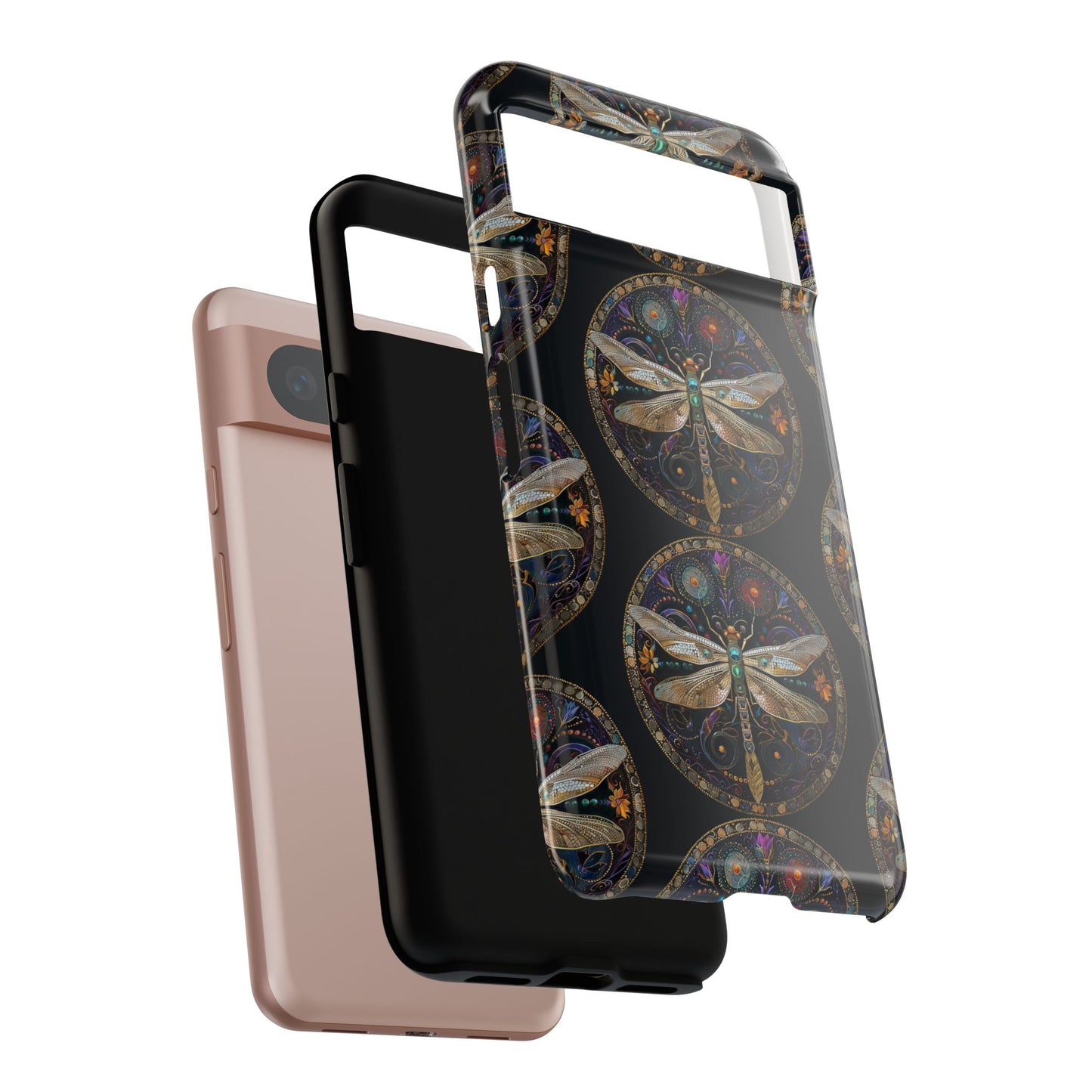 Dragonfly Phone Case, Tough Phone Cover, Artistic Cell Phone Accessory, Gift for Nature Lovers, Unique Phone Protector