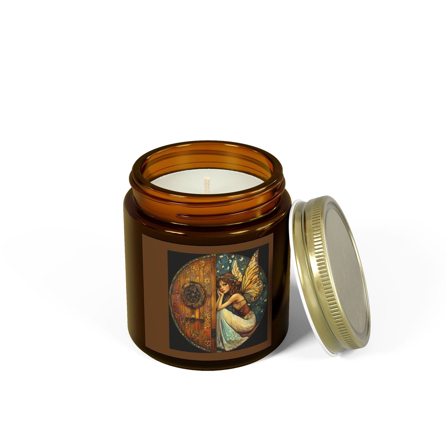 Fairy Door Scented Candle | Enchanted Home Decor, Relaxation Gift, Aromatherapy Candle, Magical Room Accent, Cozy Ambience