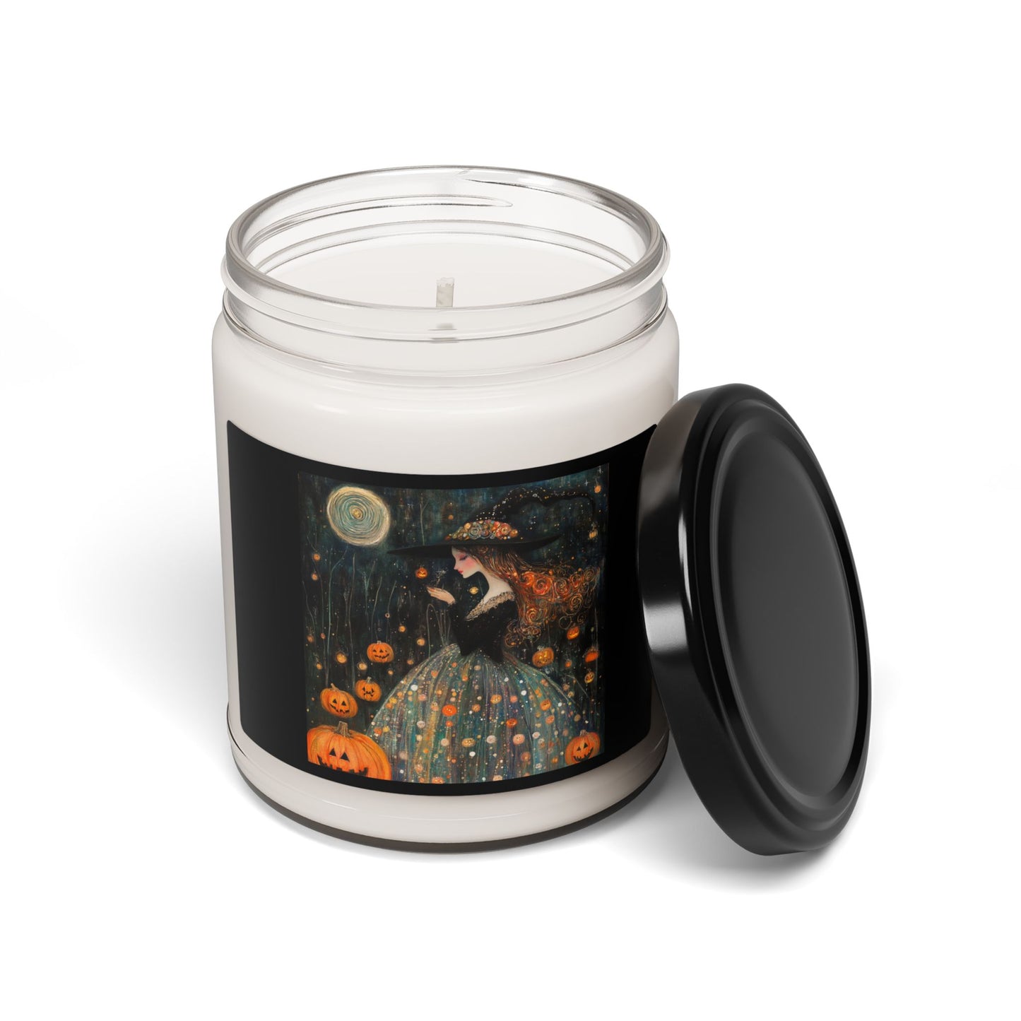 Whimsical Witch Fall Scented Candle, Cozy Autumn Candle, Halloween Decor, Pumpkin Aromatherapy, Fall Gift, Witchy Home Fragrance