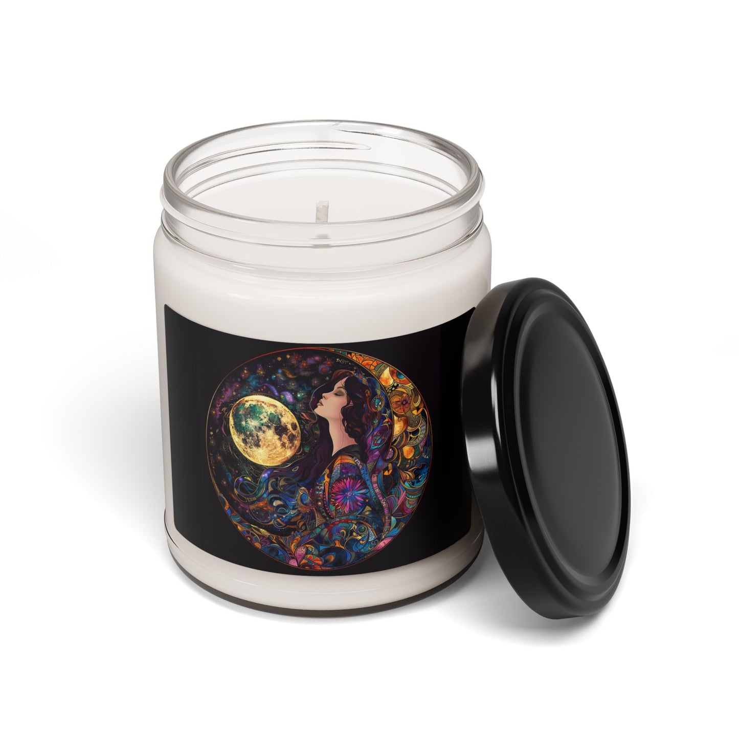 Mystical Moonlight Scented Soy Candle | Healing Aromatherapy | Eco-Friendly Gift for Home | Yoga, Meditation, Self-Care
