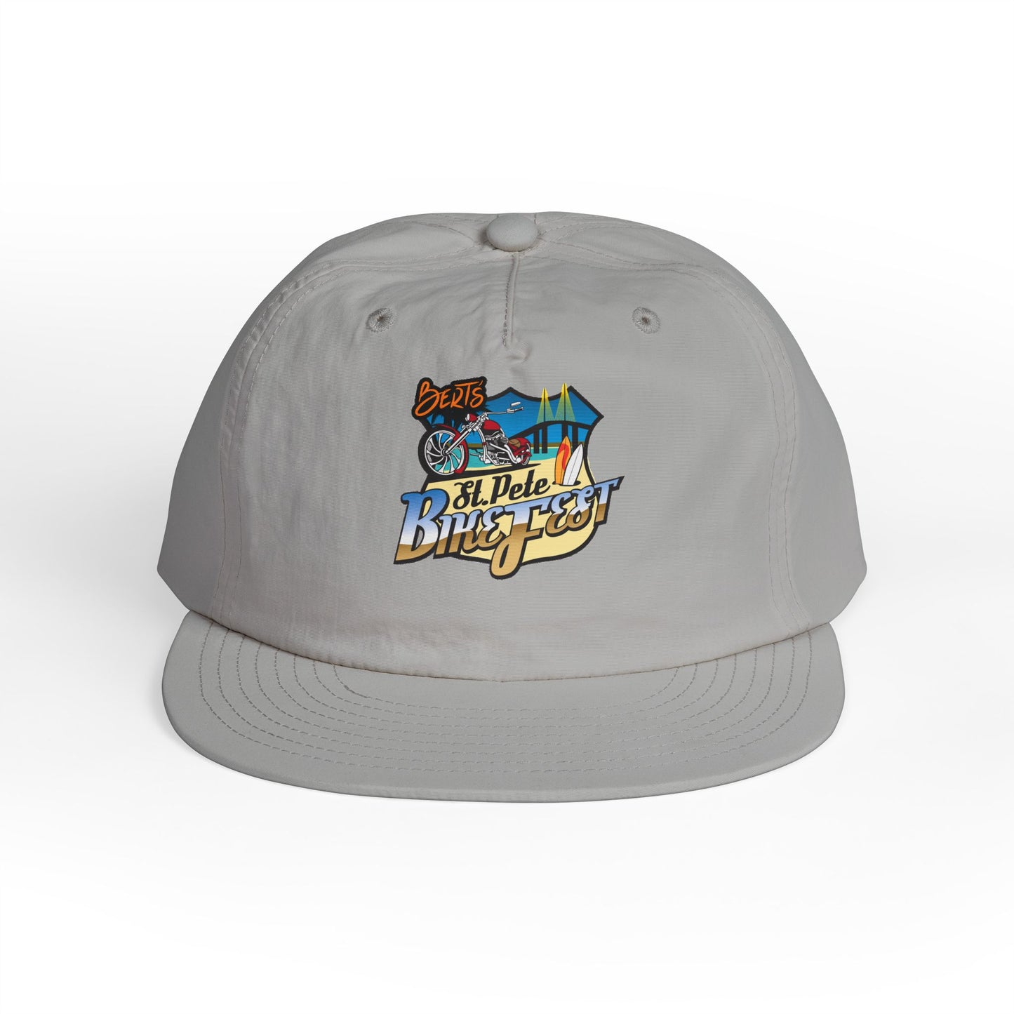 St Pete Fl Bike Fest Surf Cap for Beach Lovers | Adjustable Sun Hat | Summer Vacation Essential, Surfing Gift, Beach Party Gear, Relaxed Style, Outdoor Adventure
