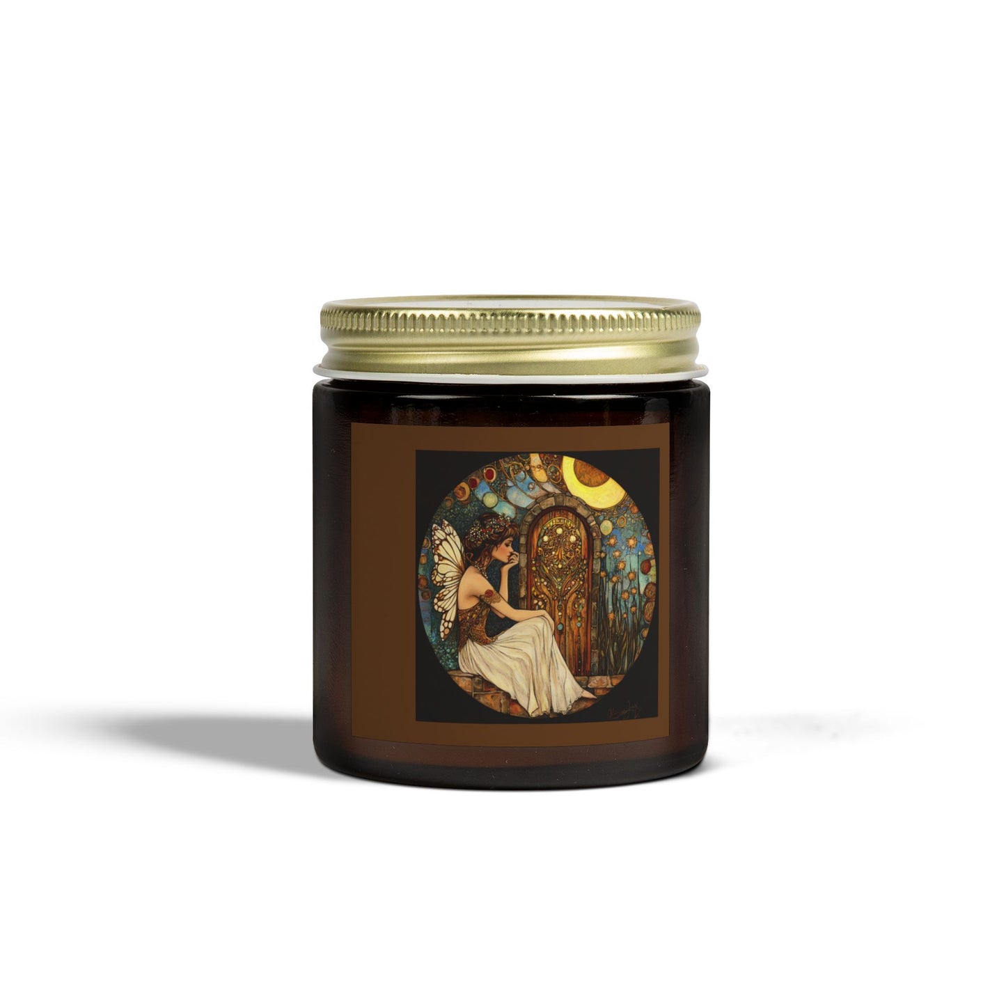 Fairy Door Aromatherapy Candles: Coconut Apricot Wax, Hand-Poured, Natural Fragrance, Home Decor, Eco-Friendly Gifts, Relaxation