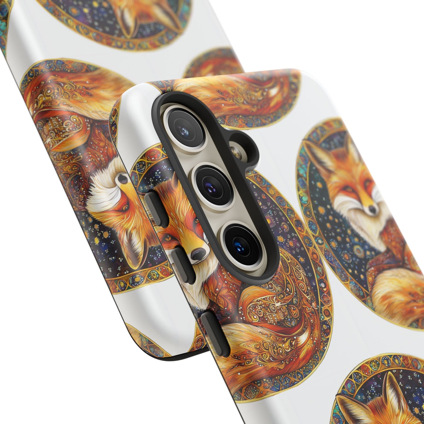 Artistic Fox Phone Case, Tough Phone Cover, Unique Gift for Animal Lovers, Stylish Tech Accessory, Nature-Inspired Decor
