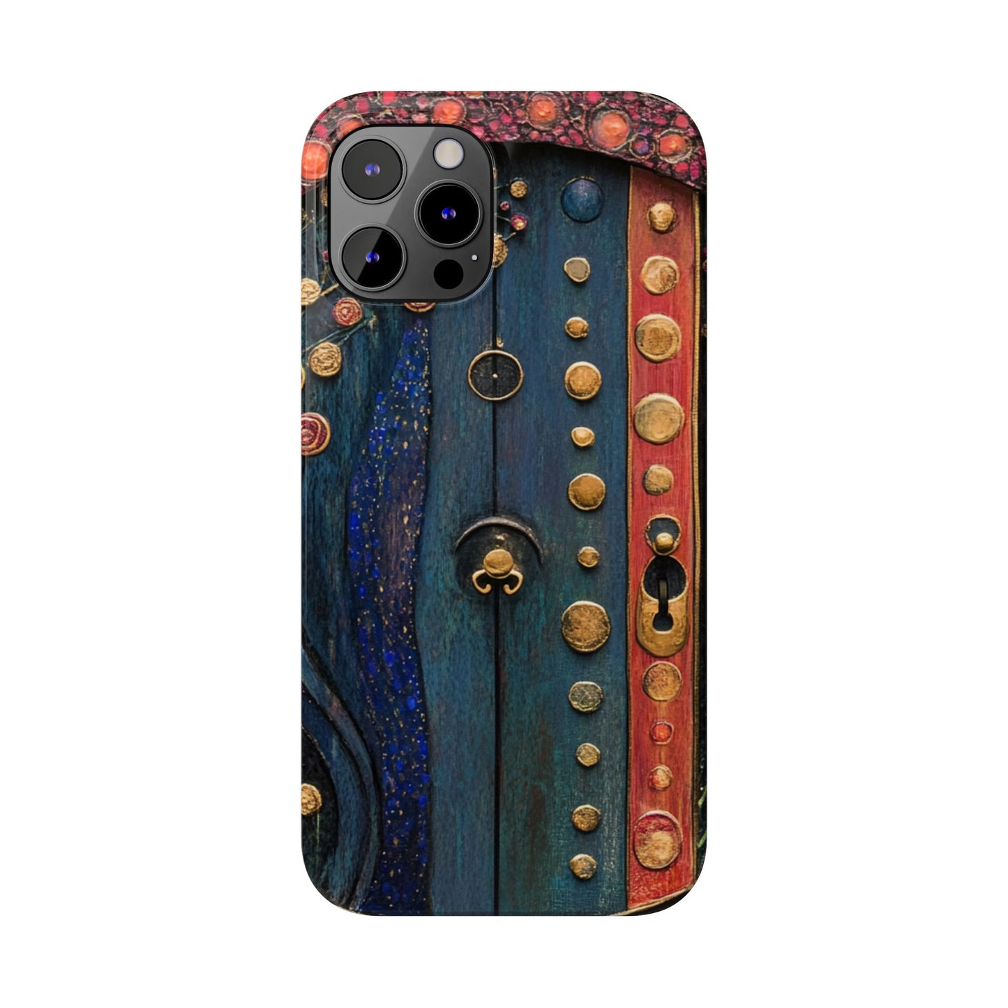 Fairy Door Artistic Slim Phone Cases, Unique Phone Cover, Gift for Art Lovers, Decorative Case, Phone Accessory