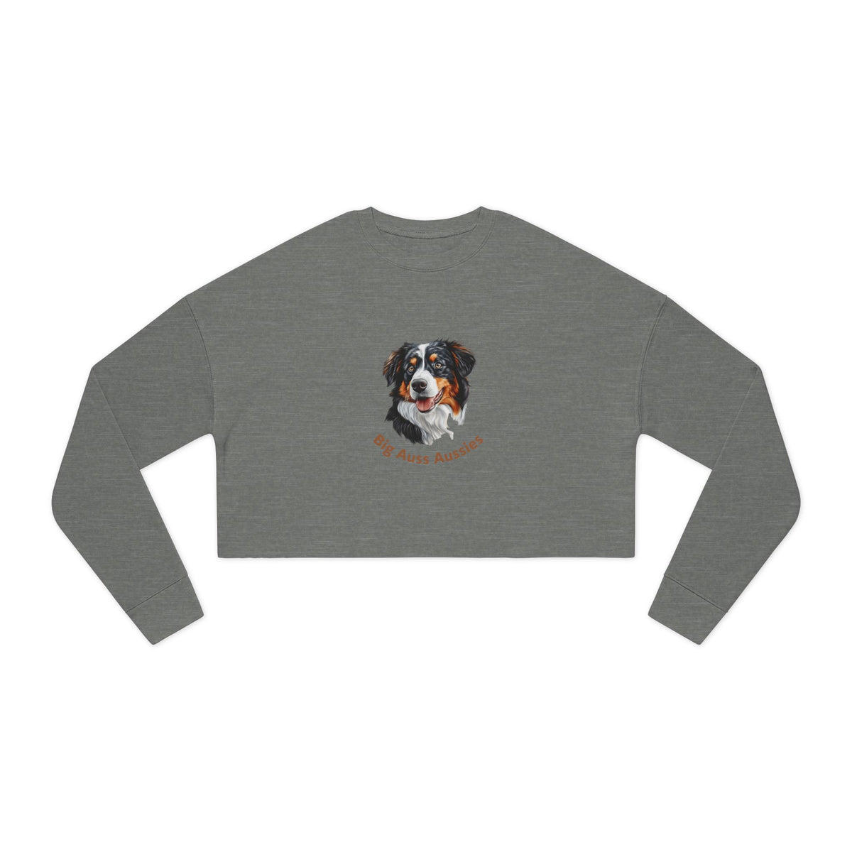 Big Auss Aussies Cropped Sweatshirt
