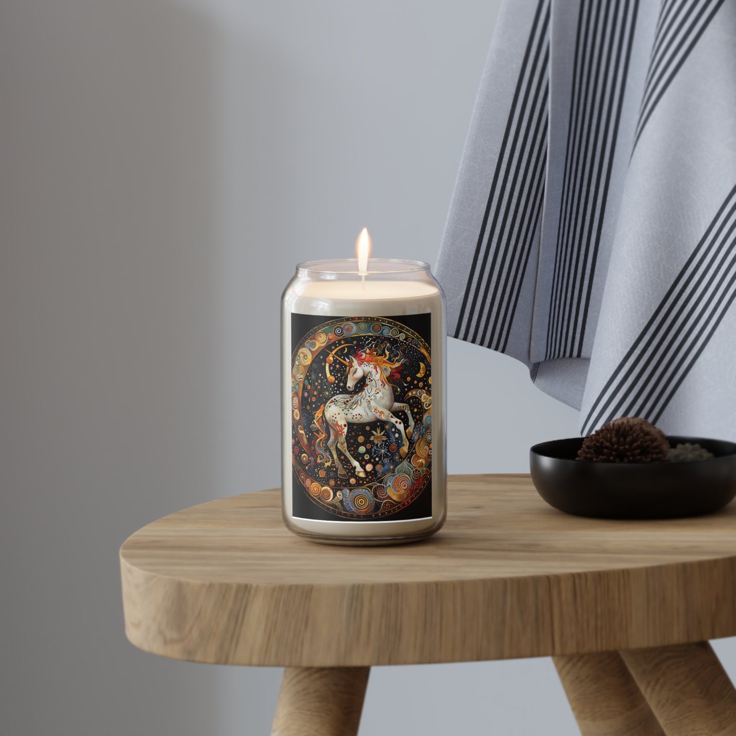 Mystical Unicorn Scented Soy Candle - Enchanted Unicorn Design, Aromatherapy Candle, Magical Home Decor, Gift for Her, Relaxation Candle, Fantasy Decor