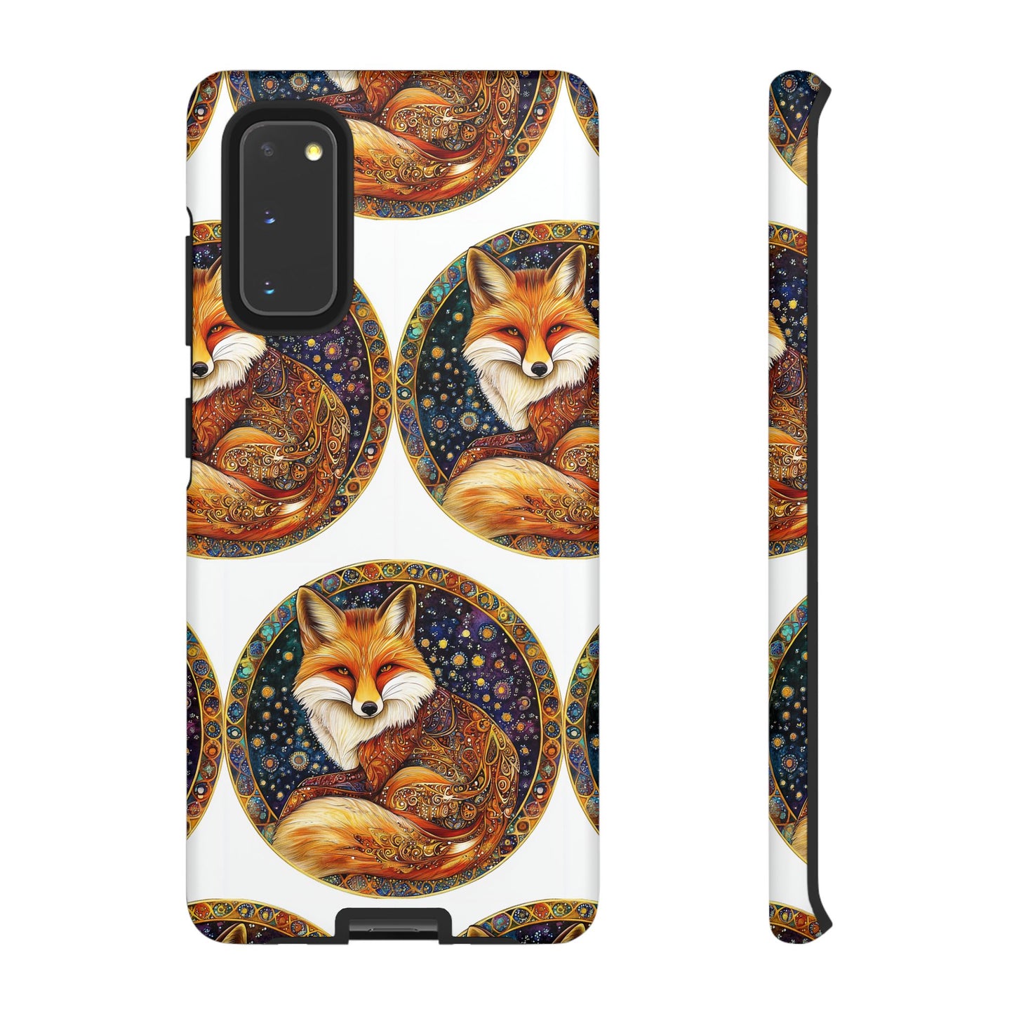 Artistic Fox Phone Case, Tough Phone Cover, Unique Gift for Animal Lovers, Stylish Tech Accessory, Nature-Inspired Decor