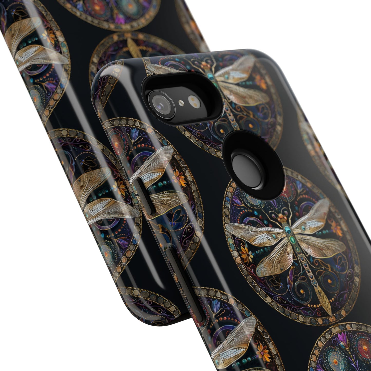Dragonfly Phone Case, Tough Phone Cover, Artistic Cell Phone Accessory, Gift for Nature Lovers, Unique Phone Protector