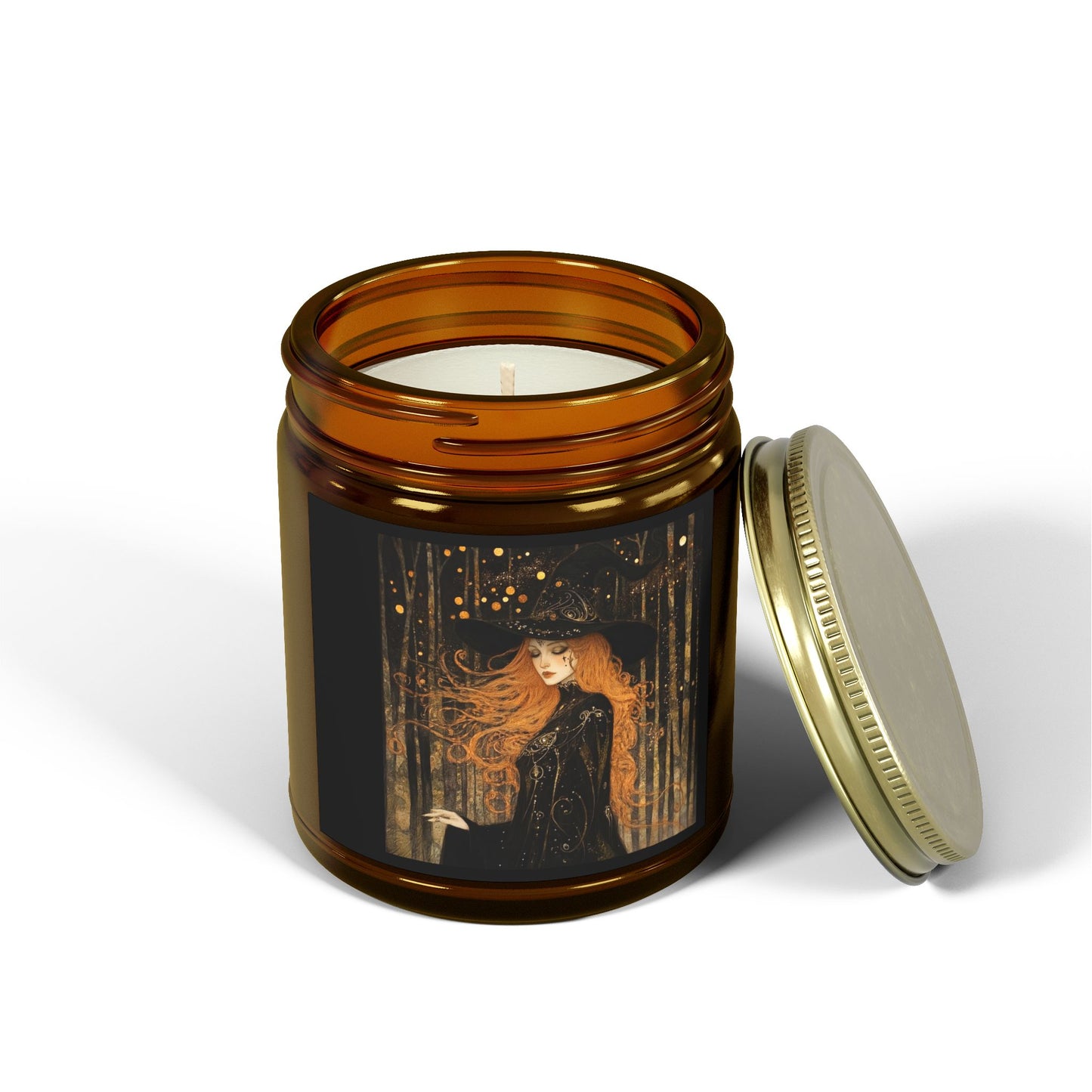 Enchanting Witchy Scented Candles - Coconut Apricot Wax, Cozy Home Decor, Gift for Witch Lovers, Halloween Vibes, Aromatherapy