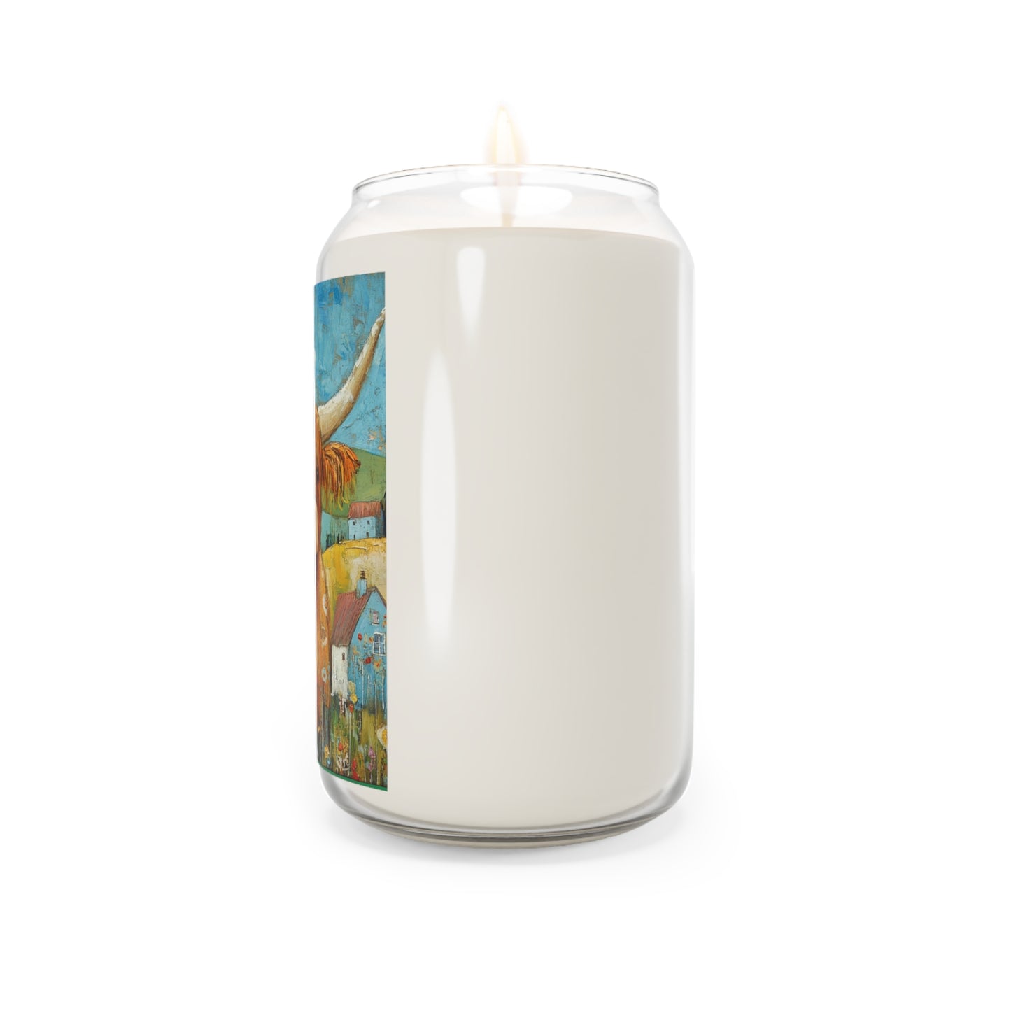 Highland Cow Scented Soy Candles, 13.75oz