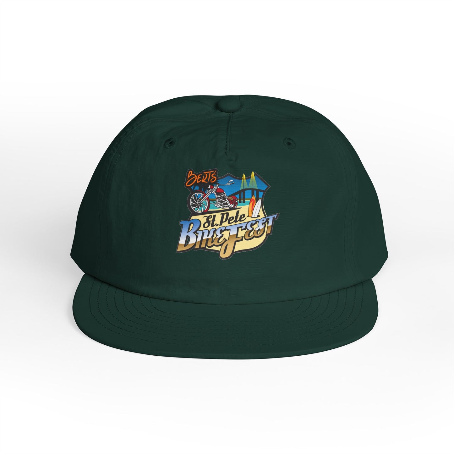 St Pete Fl Bike Fest Surf Cap for Beach Lovers | Adjustable Sun Hat | Summer Vacation Essential, Surfing Gift, Beach Party Gear, Relaxed Style, Outdoor Adventure