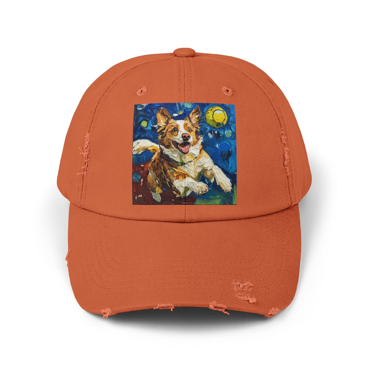 Pickleball Australian Shepherd Lovers Unisex Distressed Cap, Pet Lover Gift, Casual Hat, Unique Dog Art Cap, Birthday Gift for Dog Owners