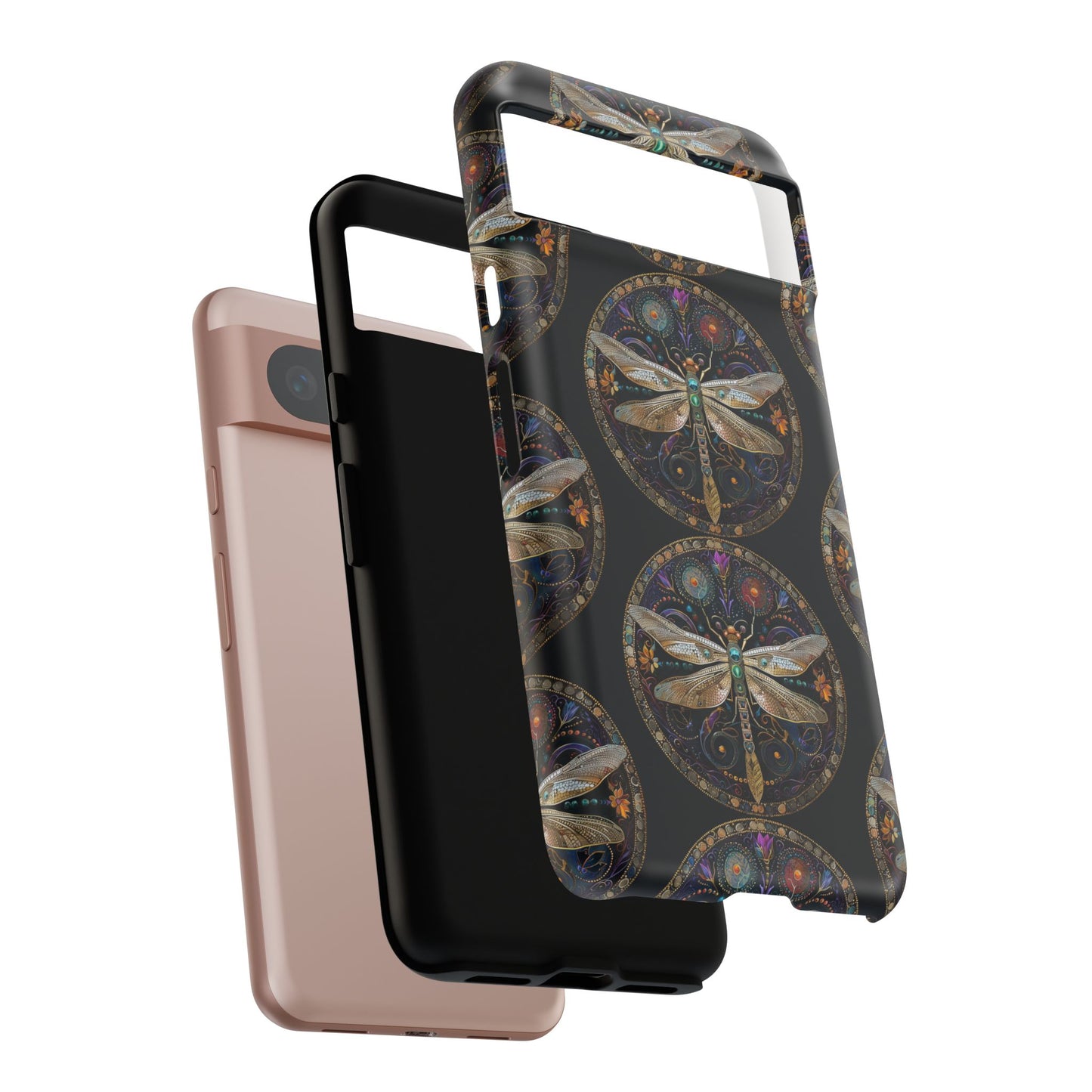 Dragonfly Phone Case, Tough Phone Cover, Artistic Cell Phone Accessory, Gift for Nature Lovers, Unique Phone Protector