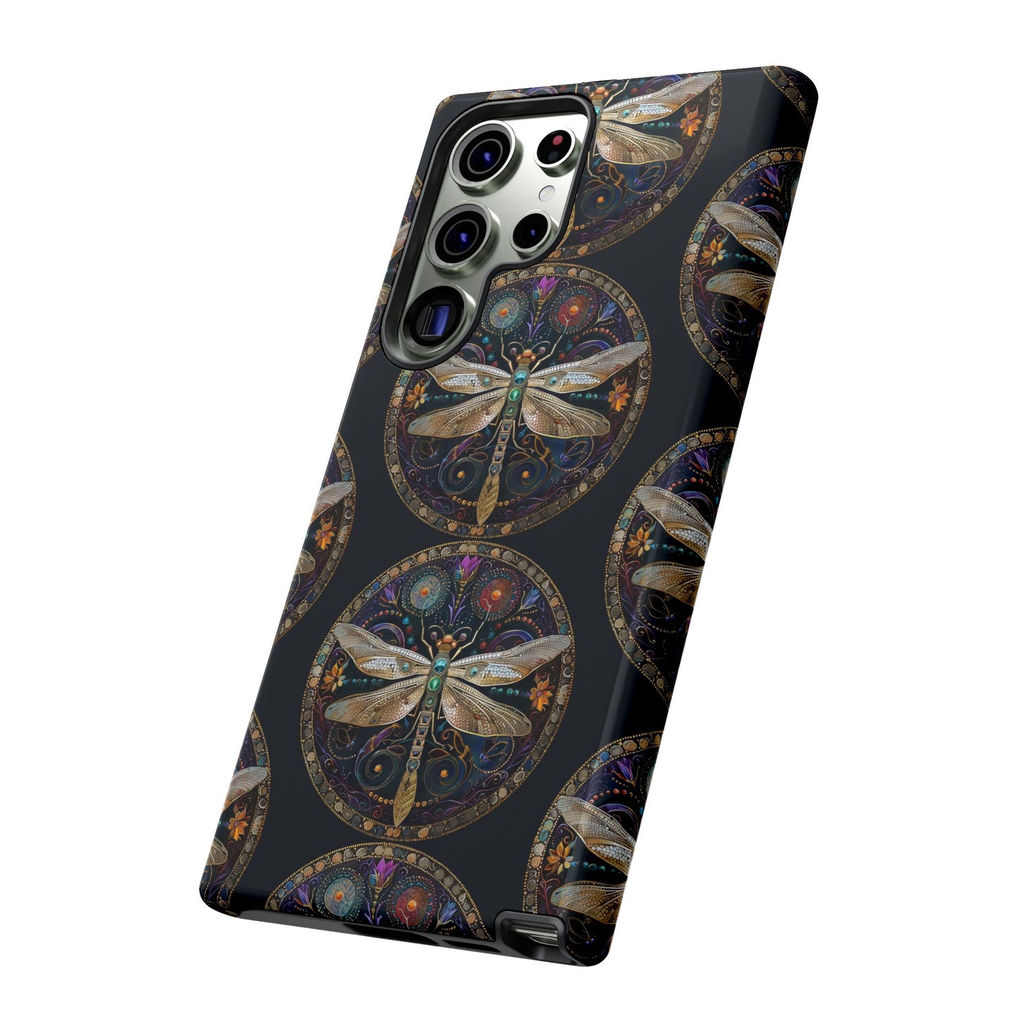 Dragonfly Phone Case, Tough Phone Cover, Artistic Cell Phone Accessory, Gift for Nature Lovers, Unique Phone Protector