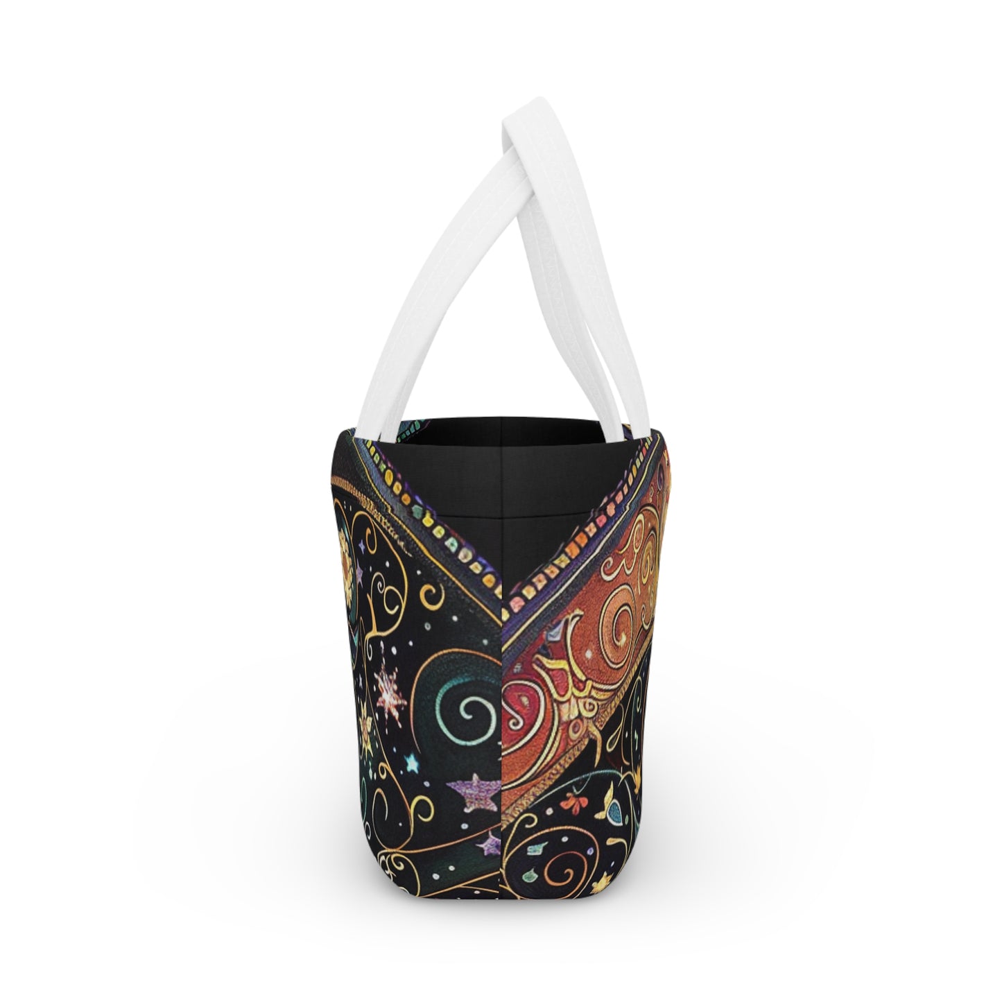 Cosmic Pattern Lunch Bag | Stylish Tote for Lunches, Picnics, Travel, Birthday Gift, Eco-Friendly Bag