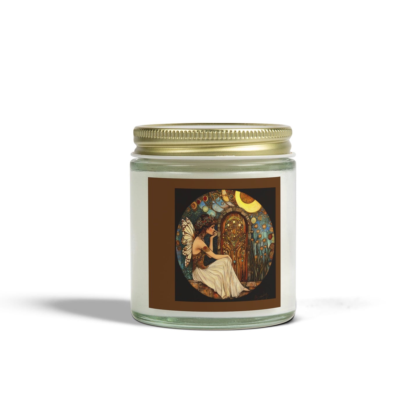 Fairy Door Aromatherapy Candles: Coconut Apricot Wax, Hand-Poured, Natural Fragrance, Home Decor, Eco-Friendly Gifts, Relaxation