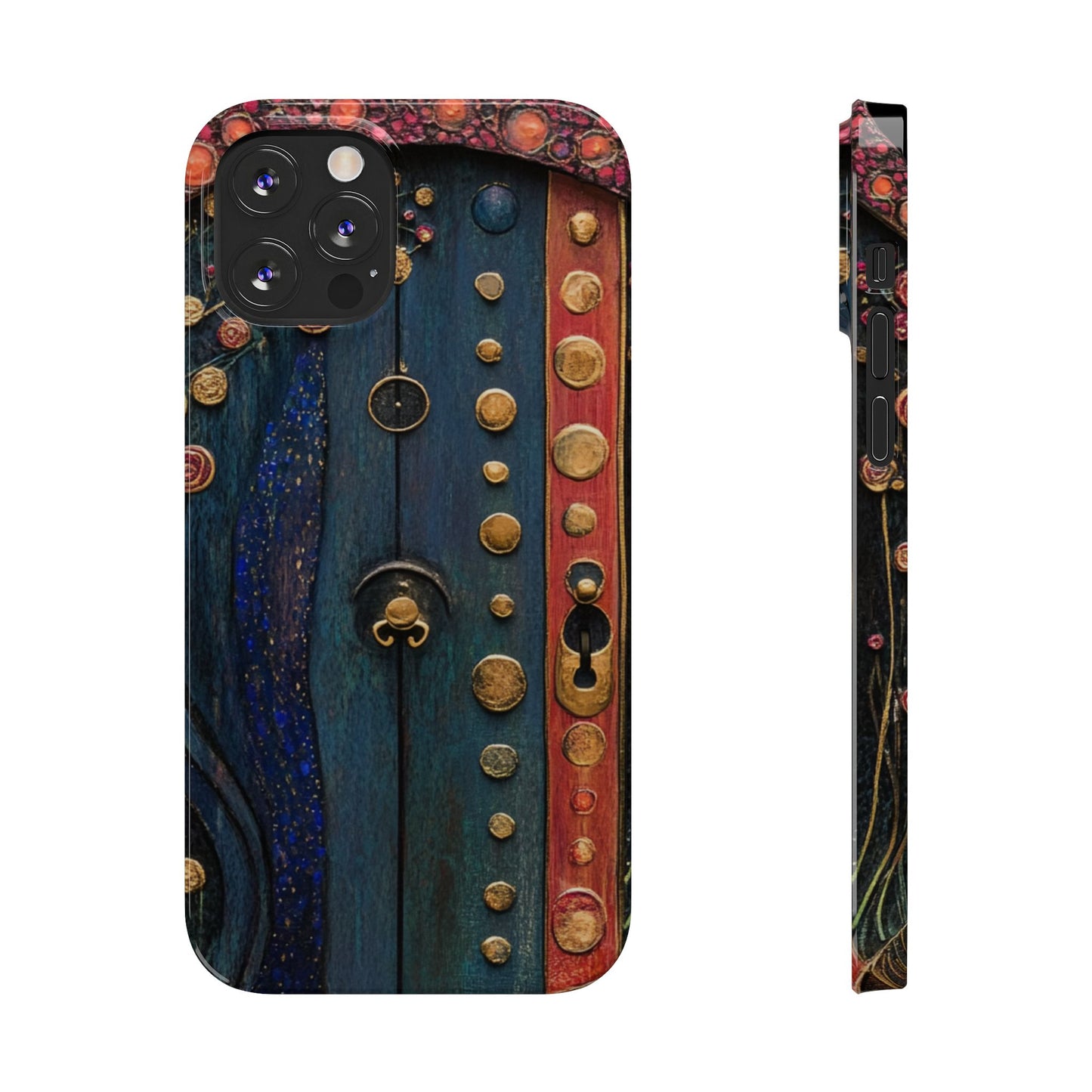 Fairy Door Artistic Slim Phone Cases, Unique Phone Cover, Gift for Art Lovers, Decorative Case, Phone Accessory