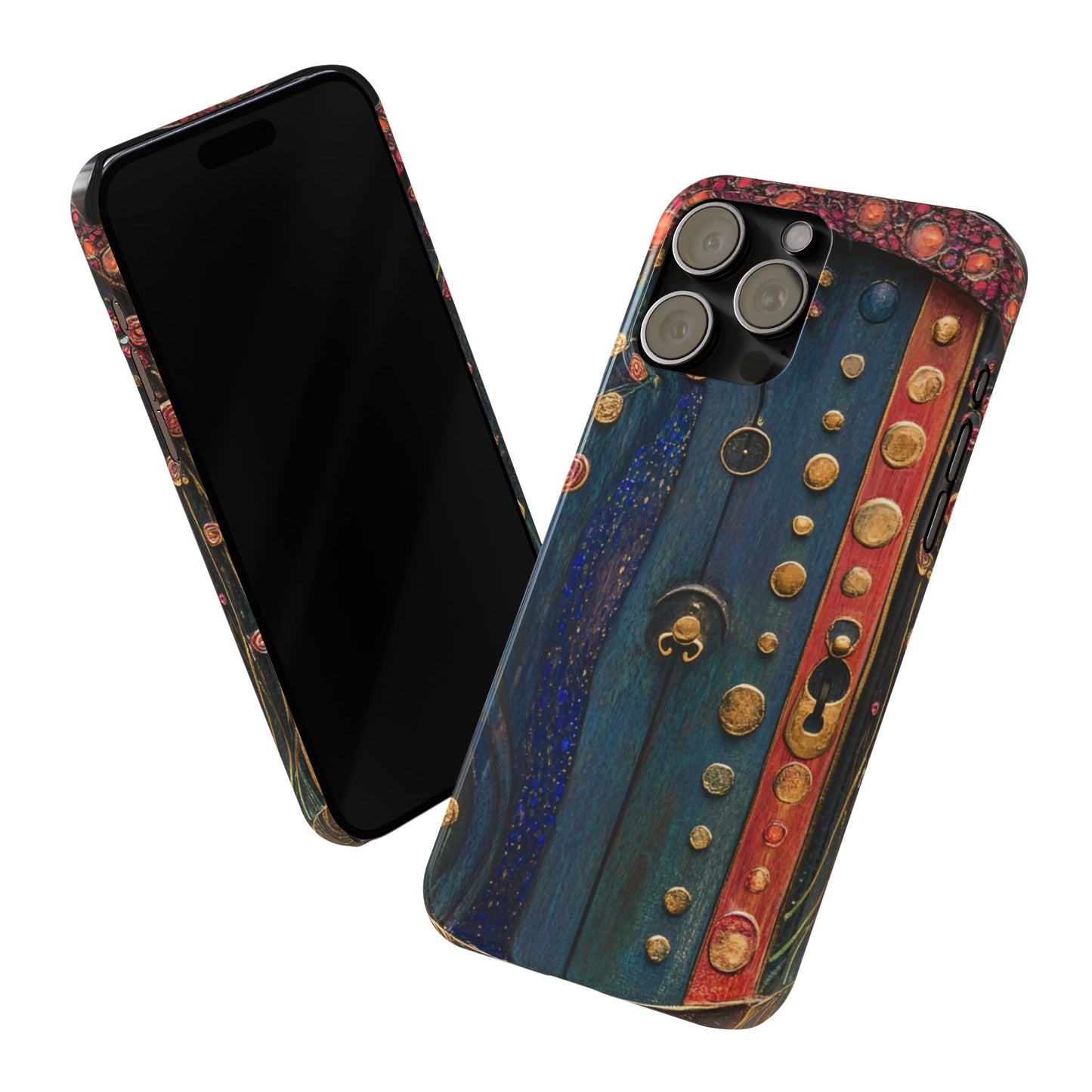 Fairy Door Artistic Slim Phone Cases, Unique Phone Cover, Gift for Art Lovers, Decorative Case, Phone Accessory