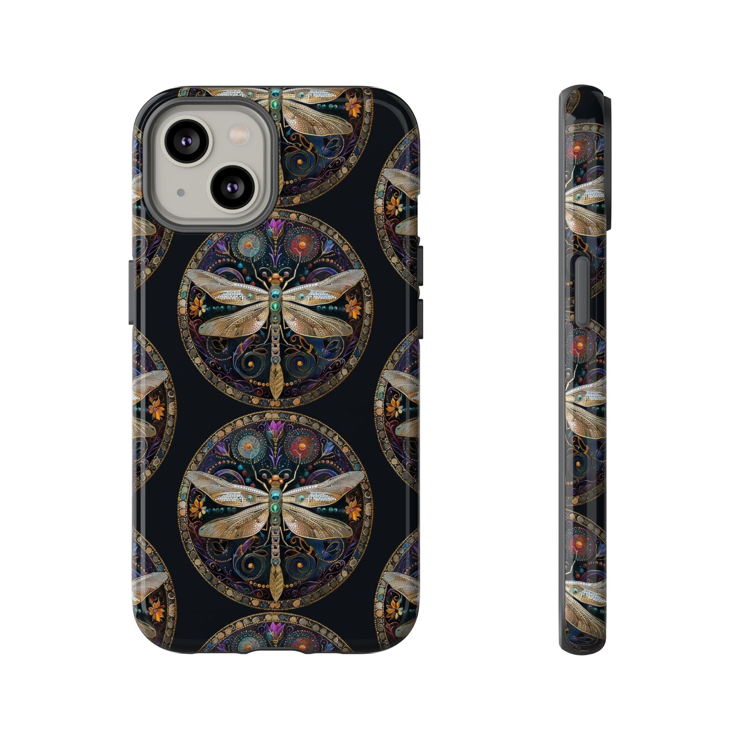 Dragonfly Phone Case, Tough Phone Cover, Artistic Cell Phone Accessory, Gift for Nature Lovers, Unique Phone Protector