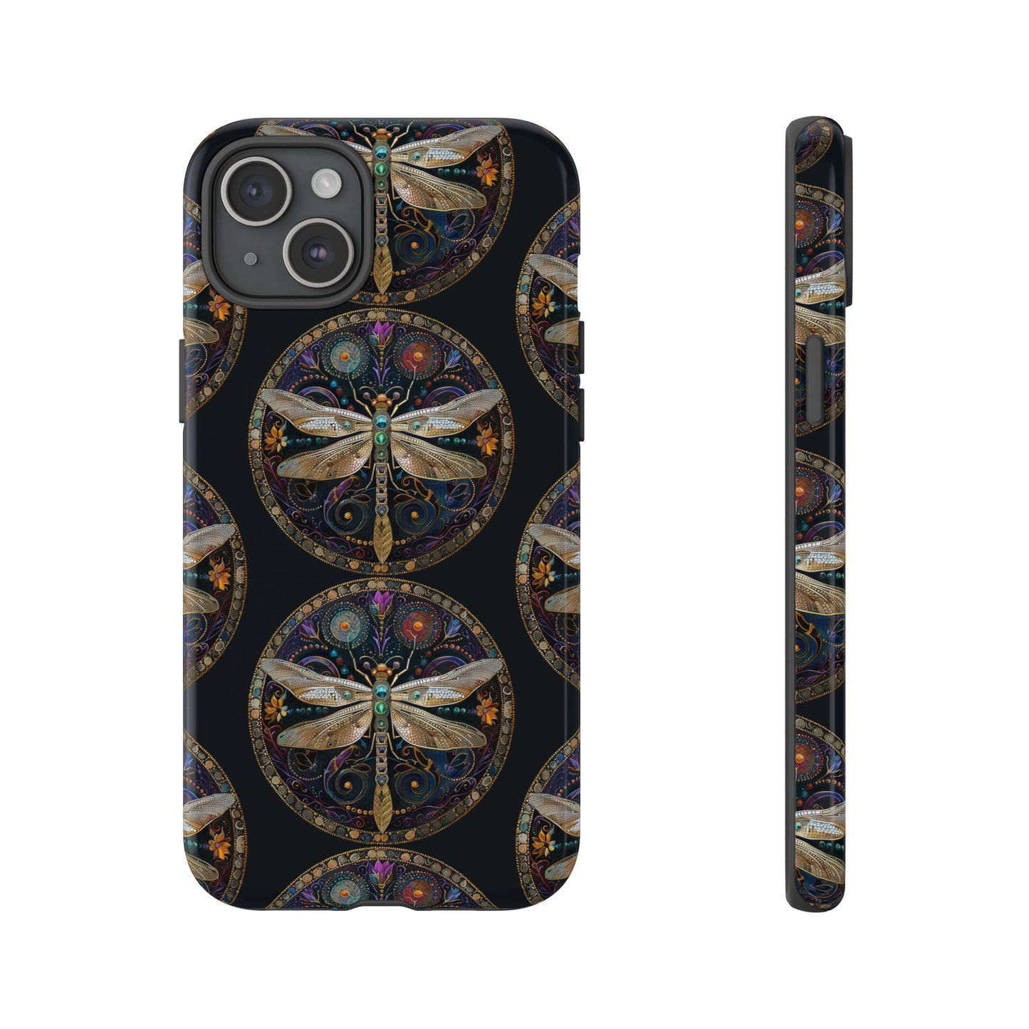 Dragonfly Phone Case, Tough Phone Cover, Artistic Cell Phone Accessory, Gift for Nature Lovers, Unique Phone Protector