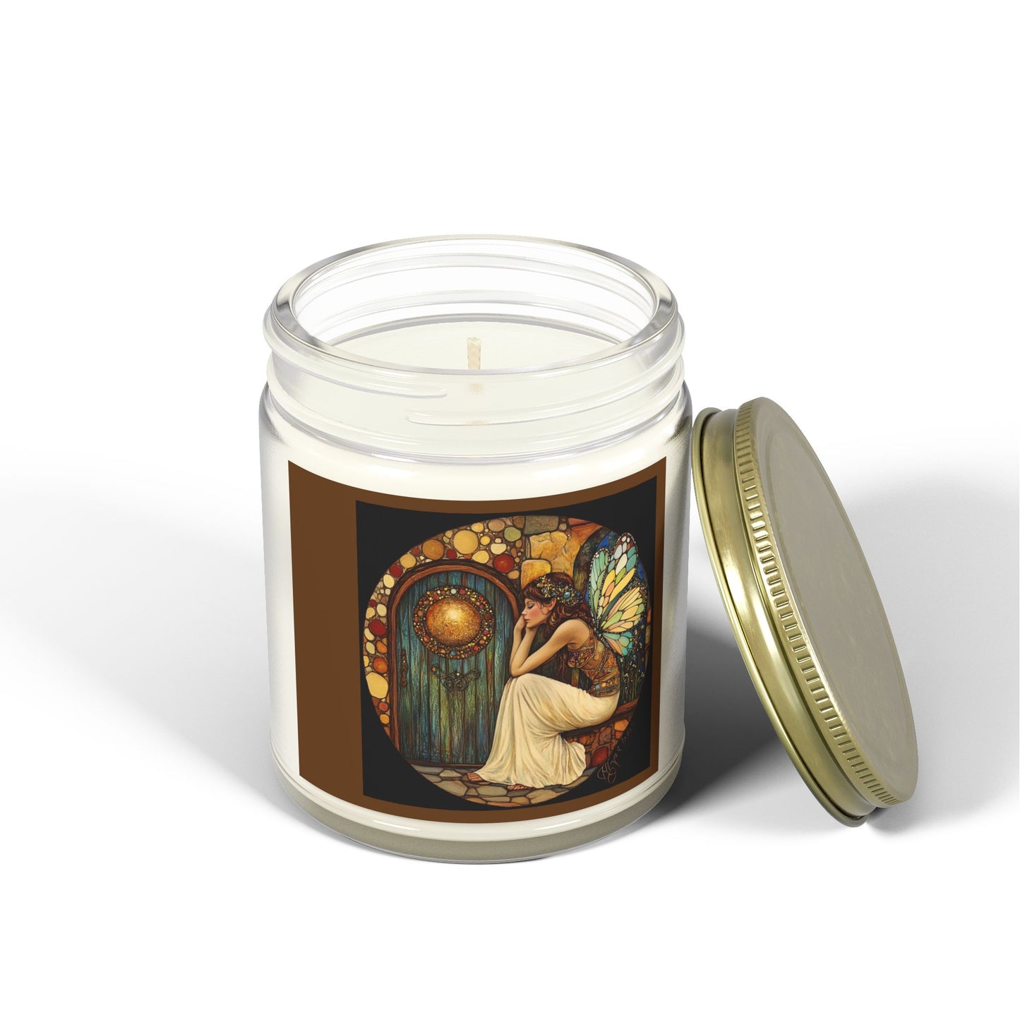 Fairy Door Aromatherapy Candles: Coconut Apricot Wax, Hand-Poured, Natural Fragrance, Home Decor, Eco-Friendly Gifts, Relaxation
