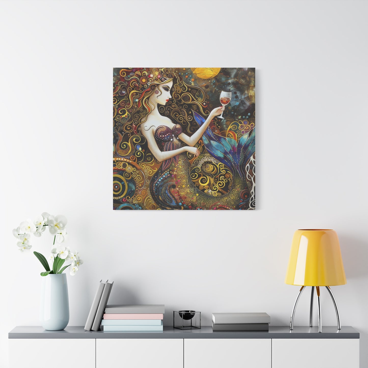 Whimsical Mermaid Art Canvas
