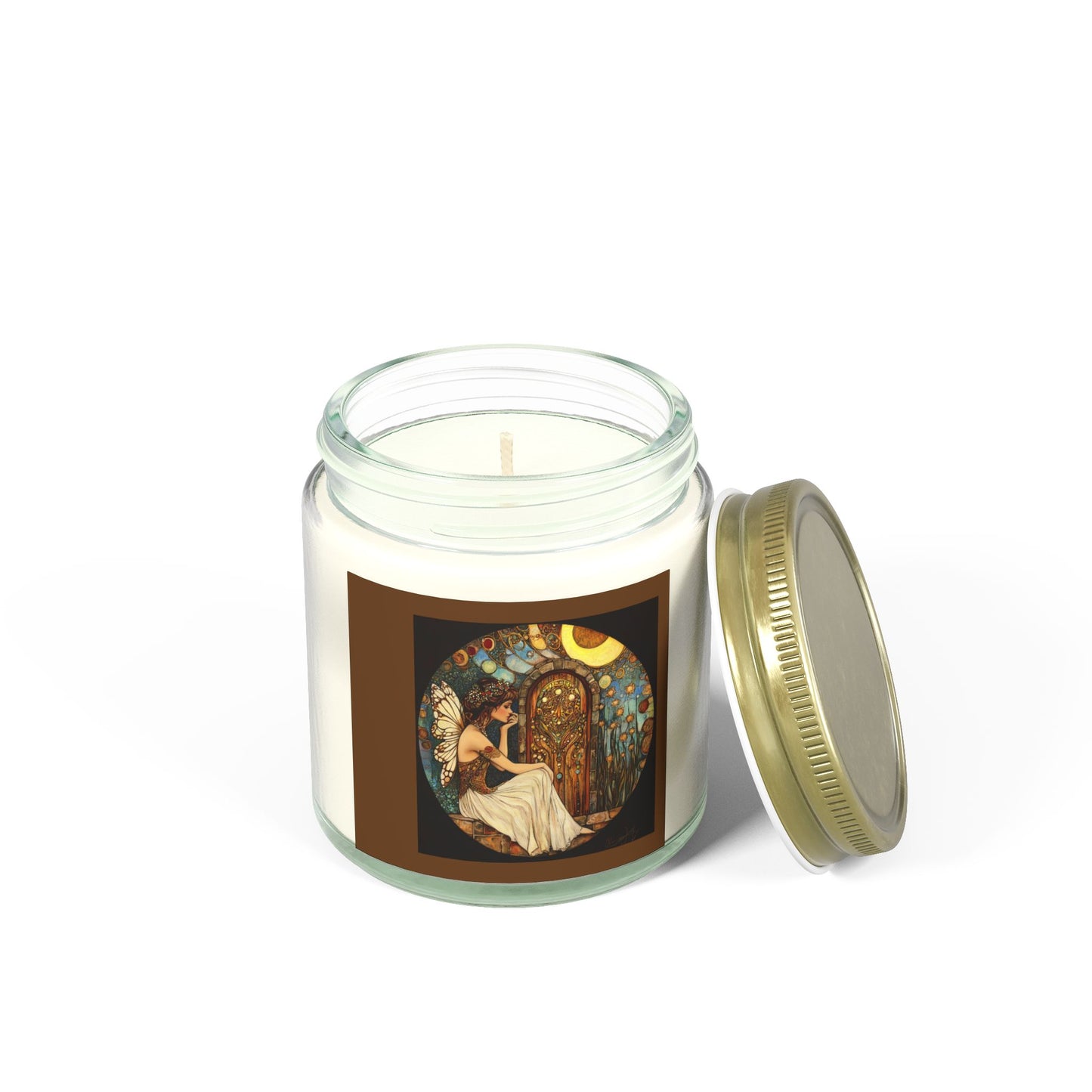 Fairy Door Aromatherapy Candles: Coconut Apricot Wax, Hand-Poured, Natural Fragrance, Home Decor, Eco-Friendly Gifts, Relaxation