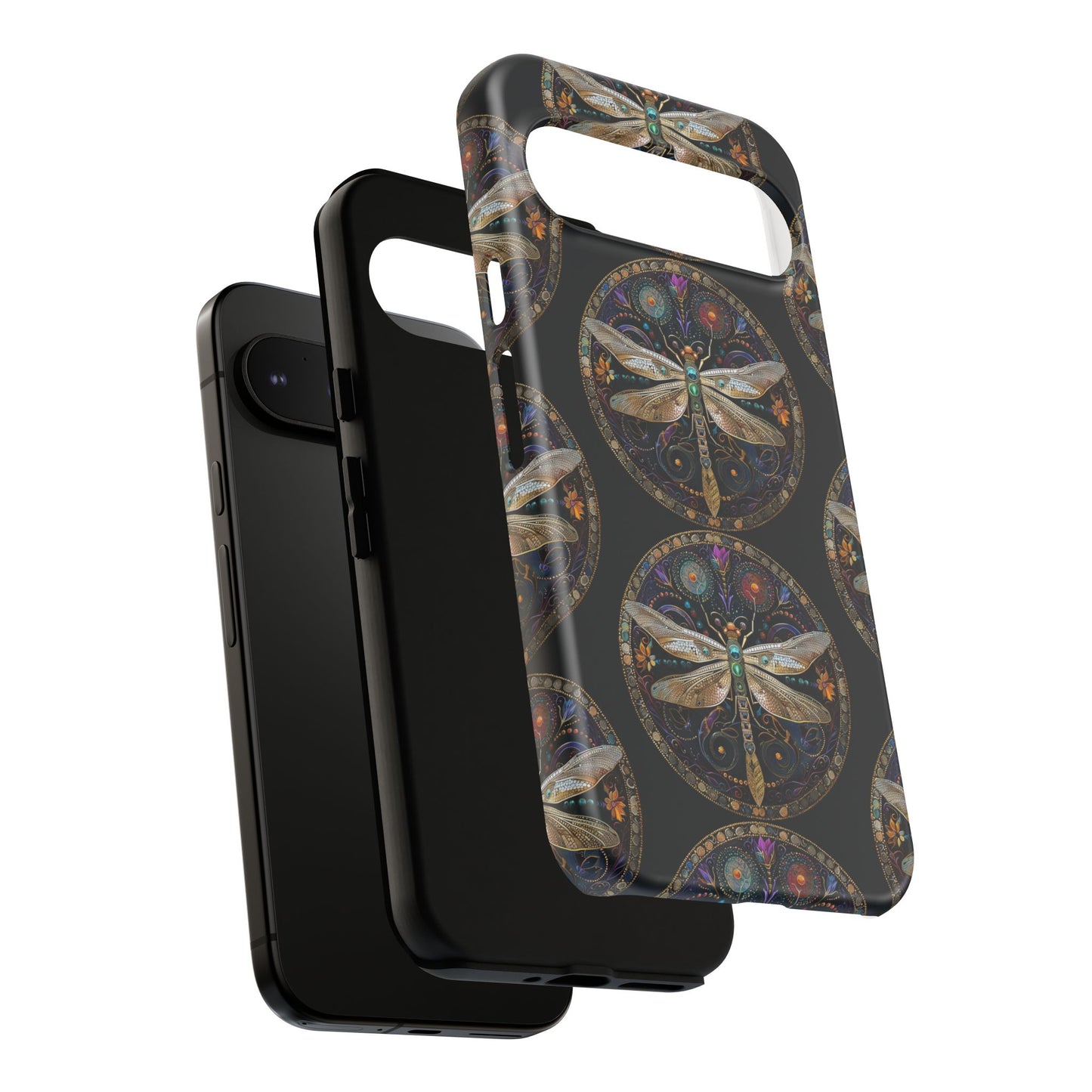 Dragonfly Phone Case, Tough Phone Cover, Artistic Cell Phone Accessory, Gift for Nature Lovers, Unique Phone Protector