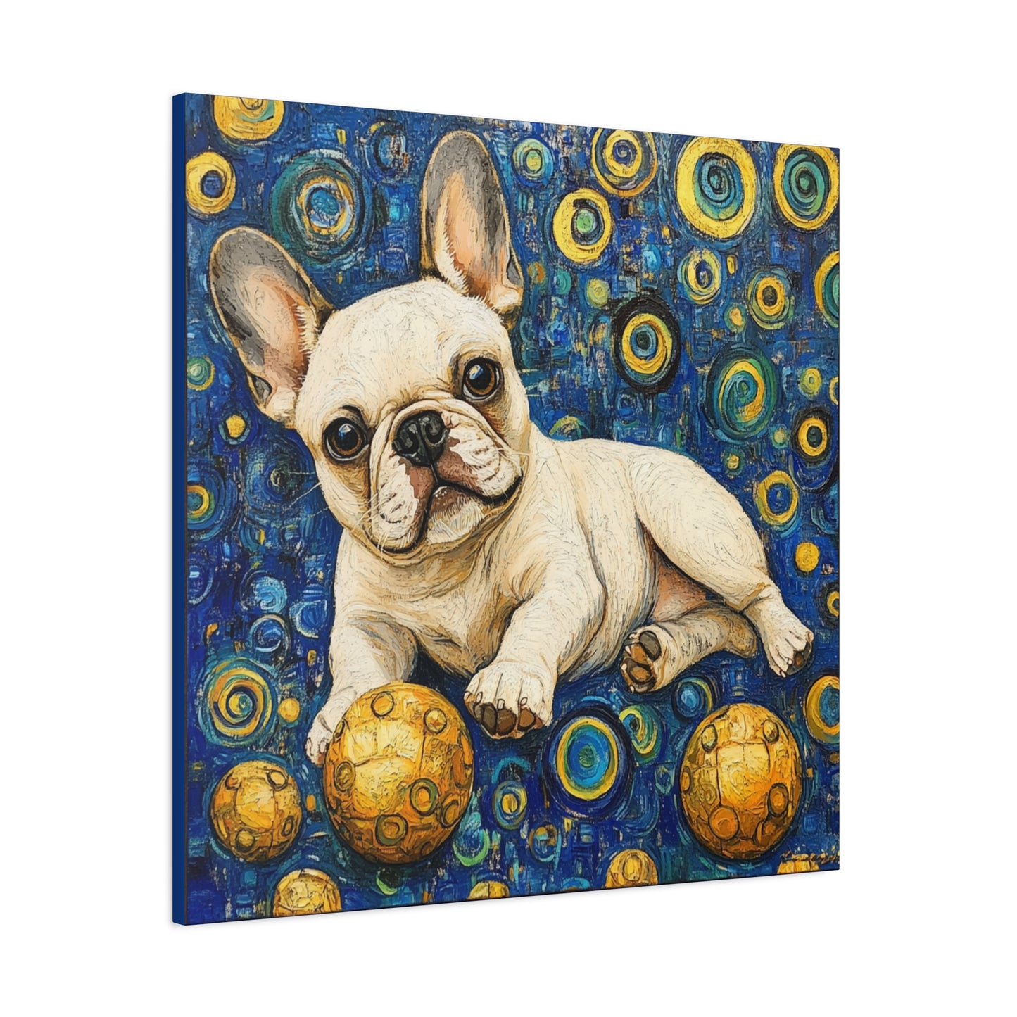 French Bulldog Matte Canvas, Stretched, Bodhi Pets