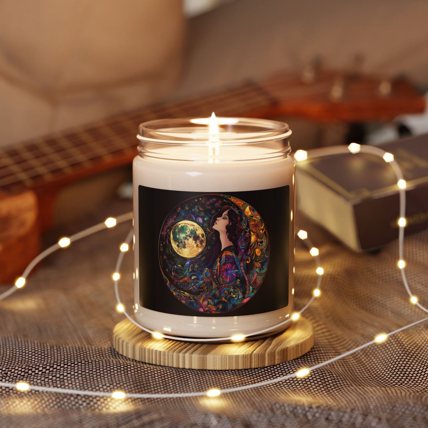 Mystical Moonlight Scented Soy Candle | Healing Aromatherapy | Eco-Friendly Gift for Home | Yoga, Meditation, Self-Care
