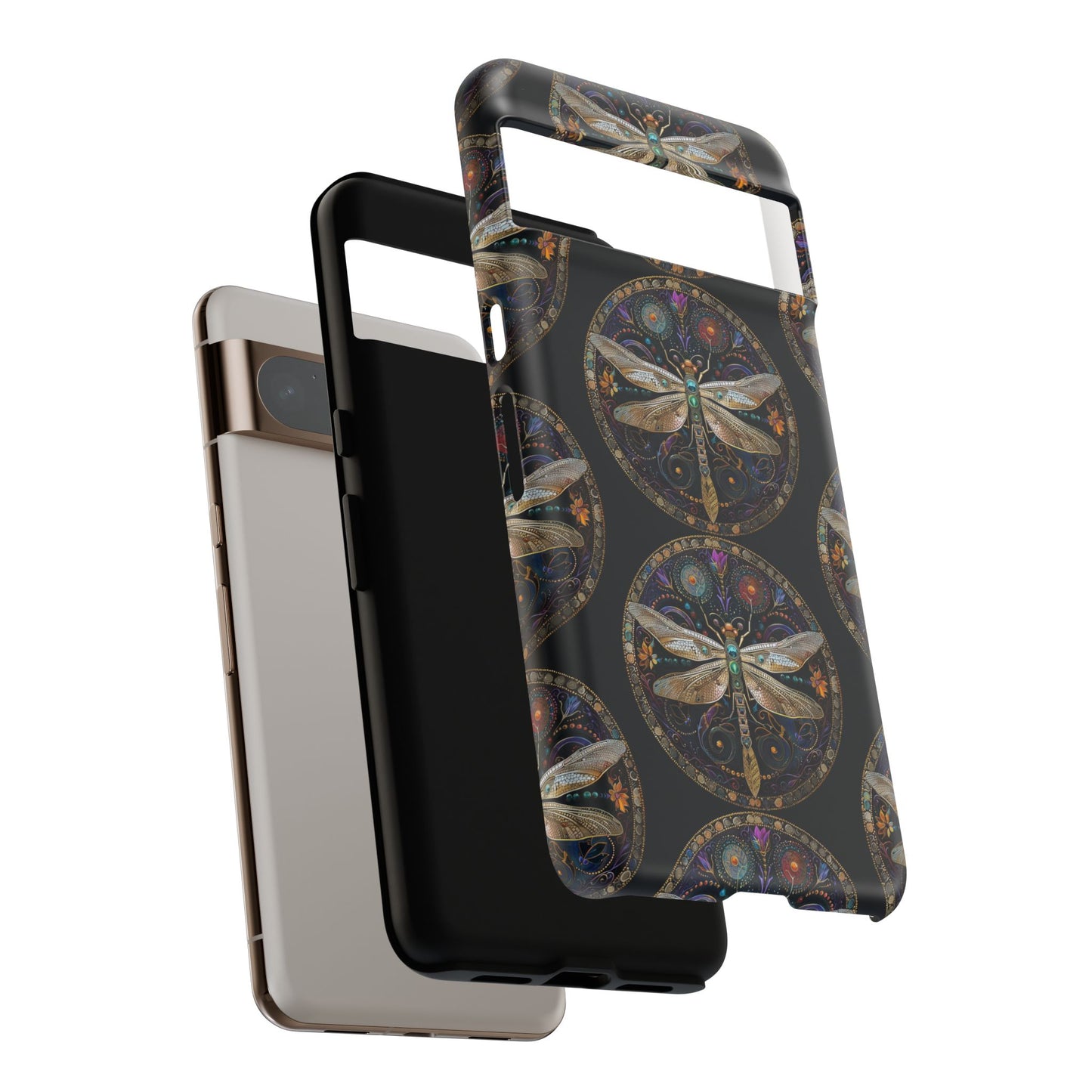 Dragonfly Phone Case, Tough Phone Cover, Artistic Cell Phone Accessory, Gift for Nature Lovers, Unique Phone Protector