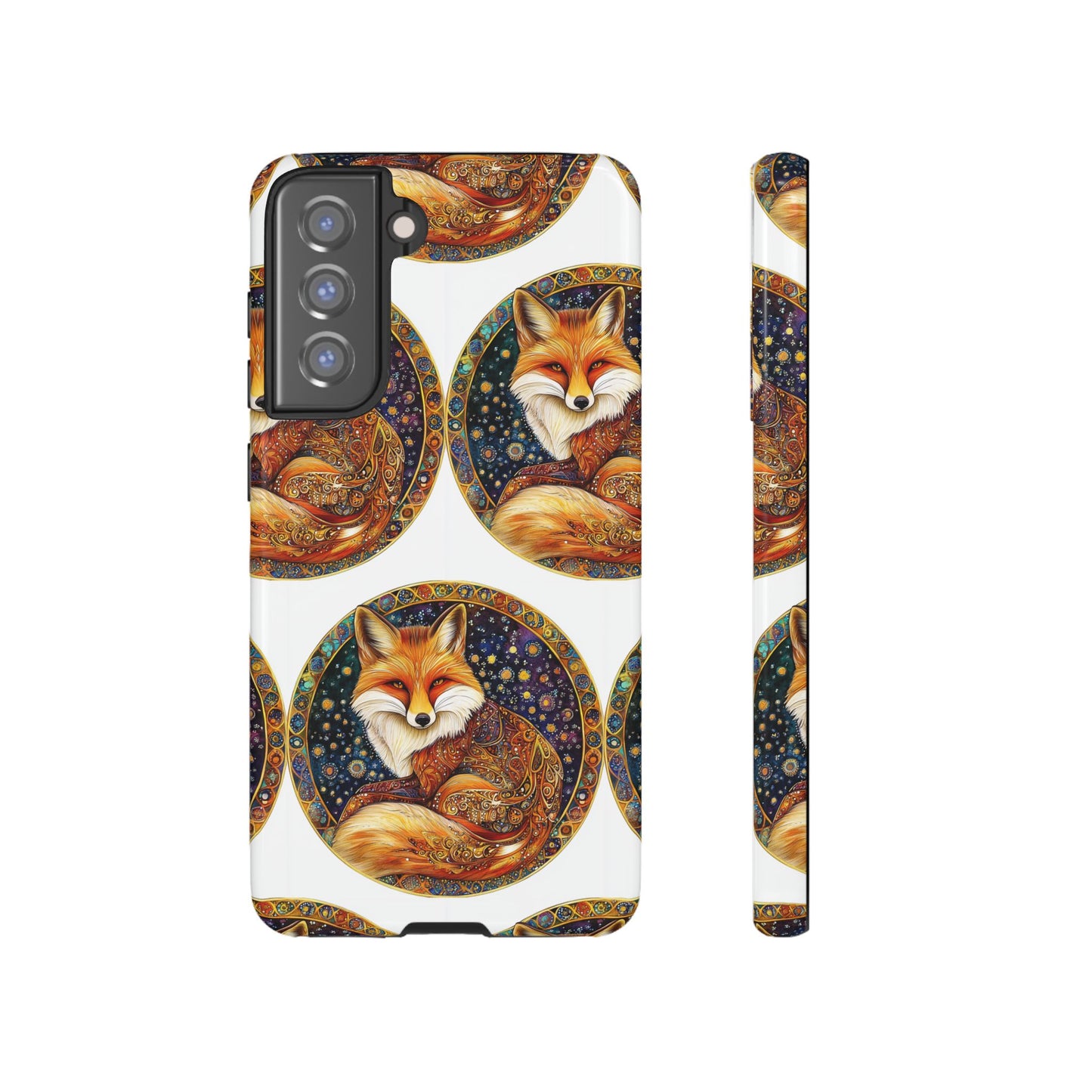 Artistic Fox Phone Case, Tough Phone Cover, Unique Gift for Animal Lovers, Stylish Tech Accessory, Nature-Inspired Decor