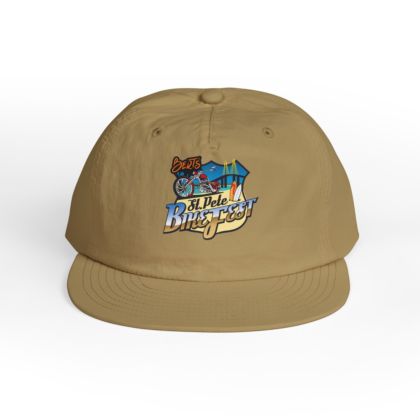St Pete Fl Bike Fest Surf Cap for Beach Lovers | Adjustable Sun Hat | Summer Vacation Essential, Surfing Gift, Beach Party Gear, Relaxed Style, Outdoor Adventure