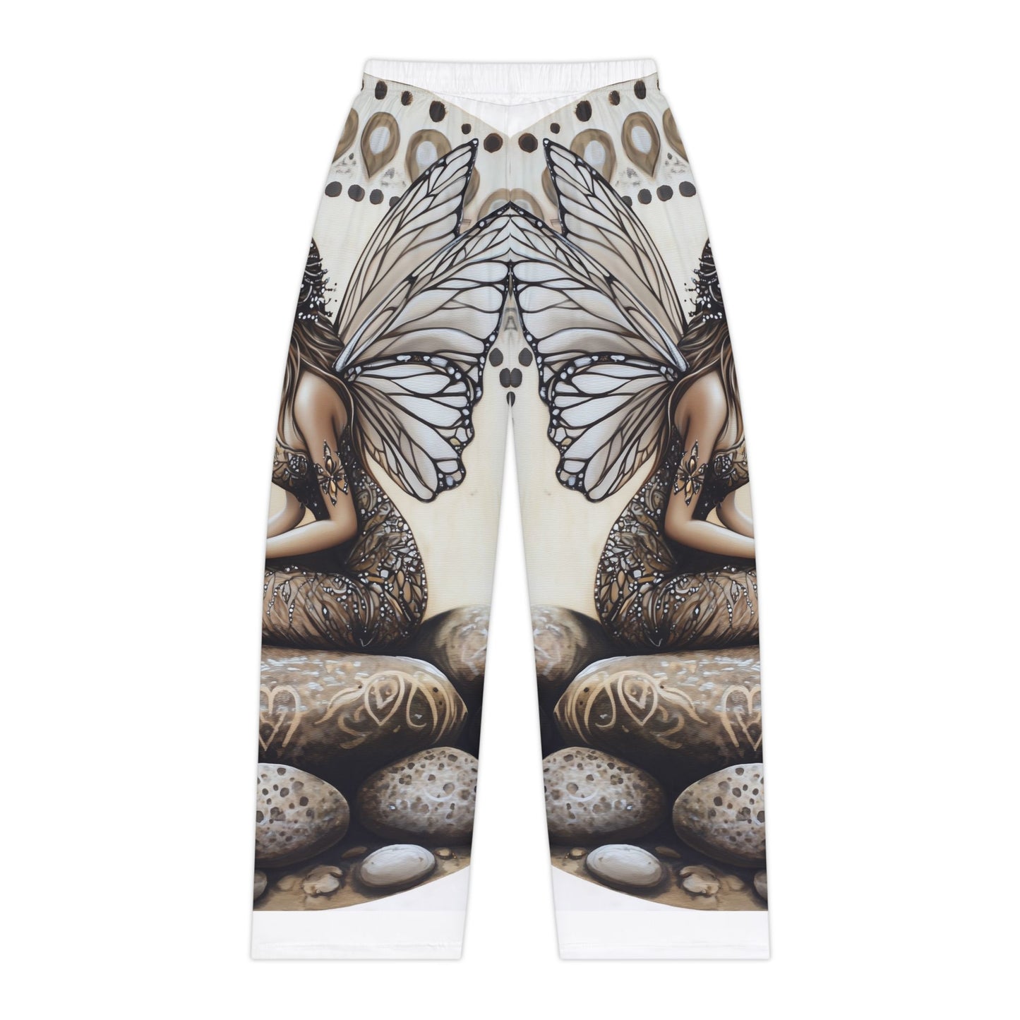 Stone Fairy Women's Pajama Pants, Relaxing Loungewear for Comfort, Gift for Her, Cozy Sleepwear, Nature-Inspired Style