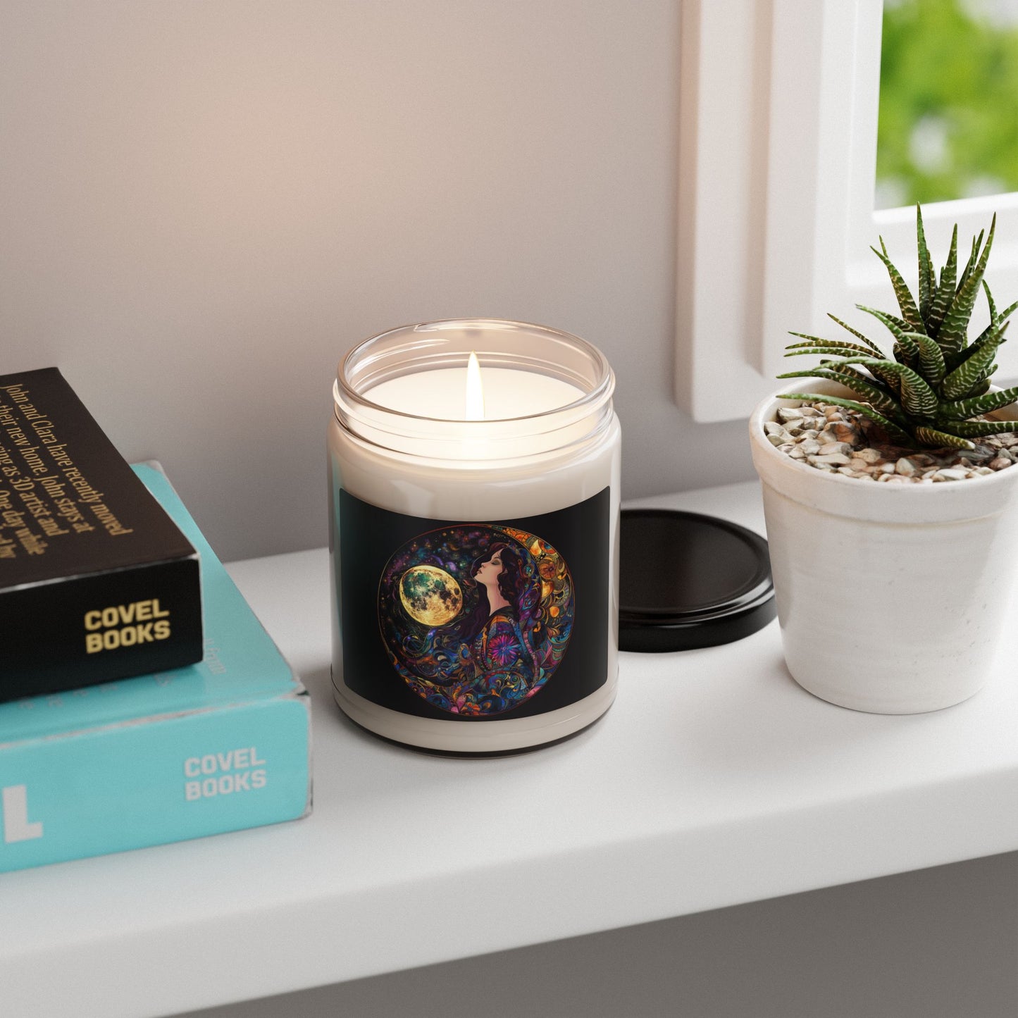 Mystical Moonlight Scented Soy Candle | Healing Aromatherapy | Eco-Friendly Gift for Home | Yoga, Meditation, Self-Care