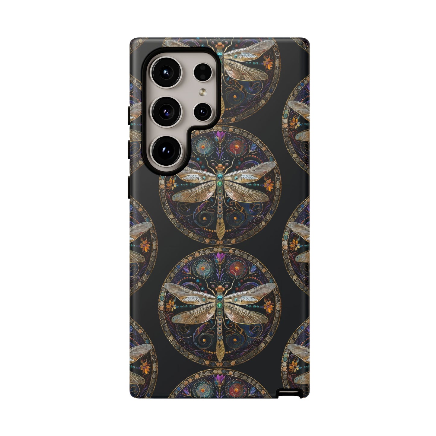 Dragonfly Phone Case, Tough Phone Cover, Artistic Cell Phone Accessory, Gift for Nature Lovers, Unique Phone Protector