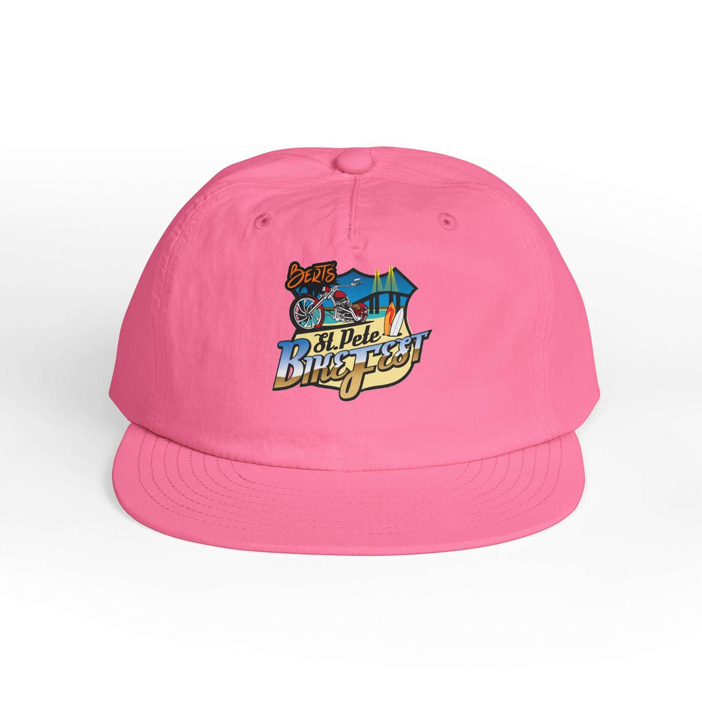 St Pete Fl Bike Fest Surf Cap for Beach Lovers | Adjustable Sun Hat | Summer Vacation Essential, Surfing Gift, Beach Party Gear, Relaxed Style, Outdoor Adventure