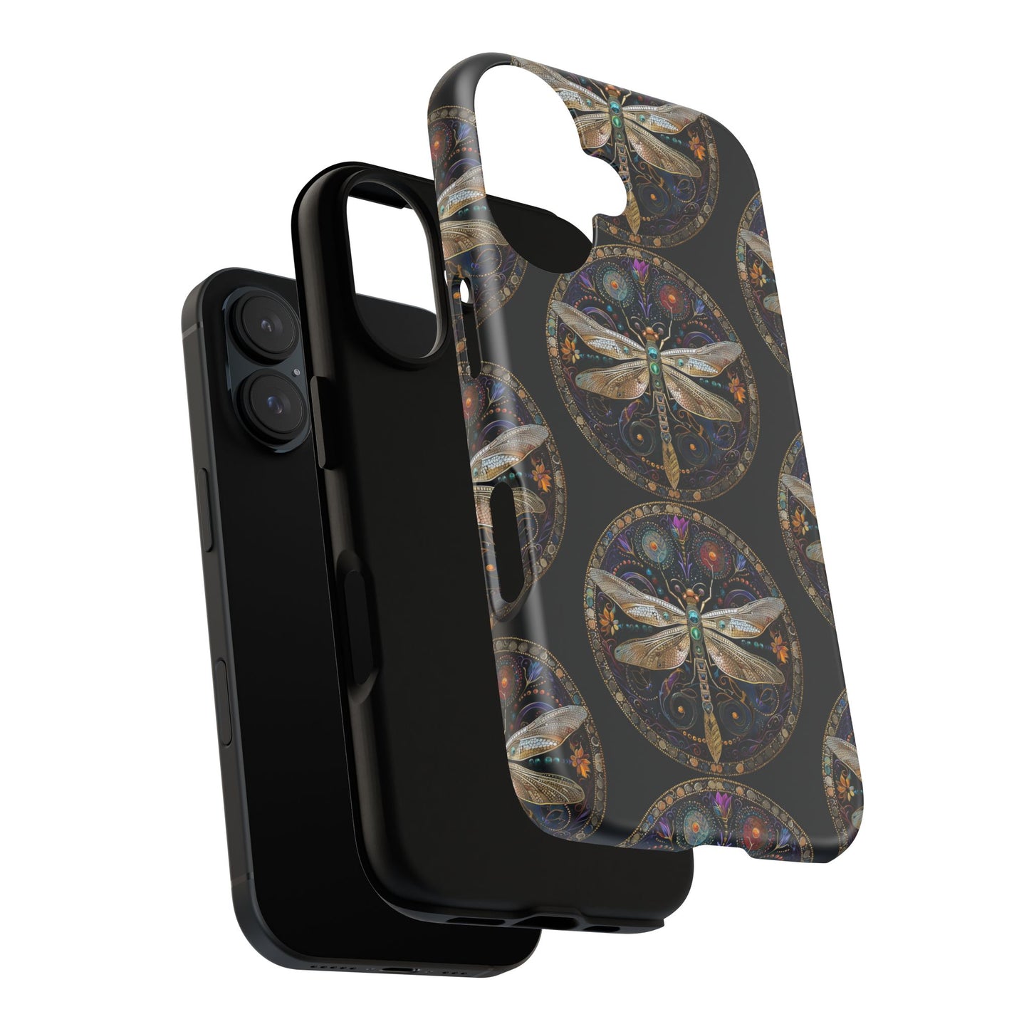 Dragonfly Phone Case, Tough Phone Cover, Artistic Cell Phone Accessory, Gift for Nature Lovers, Unique Phone Protector