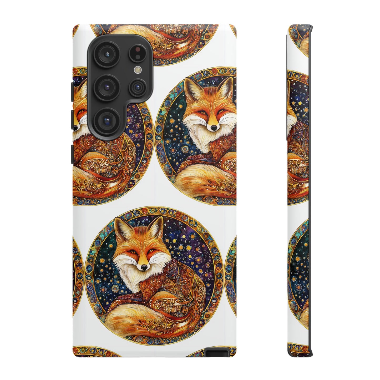 Artistic Fox Phone Case, Tough Phone Cover, Unique Gift for Animal Lovers, Stylish Tech Accessory, Nature-Inspired Decor