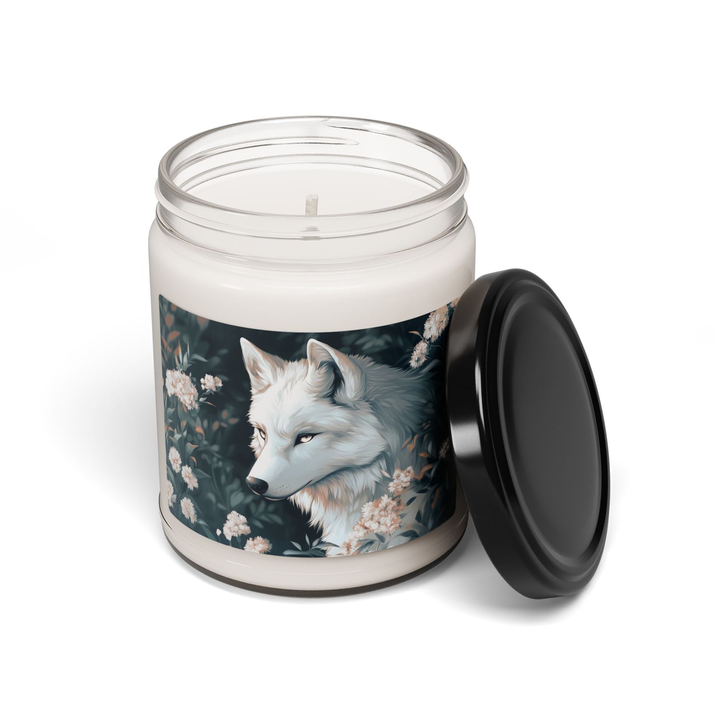 Mystic Wolf Scented Soy Candle | Eco-Friendly Home Decor, Gift for Animal Lovers, Cozy Ambiance, Aromatherapy