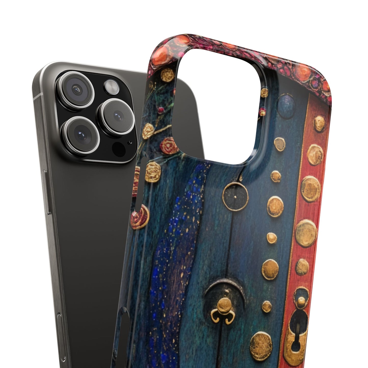 Fairy Door Artistic Slim Phone Cases, Unique Phone Cover, Gift for Art Lovers, Decorative Case, Phone Accessory
