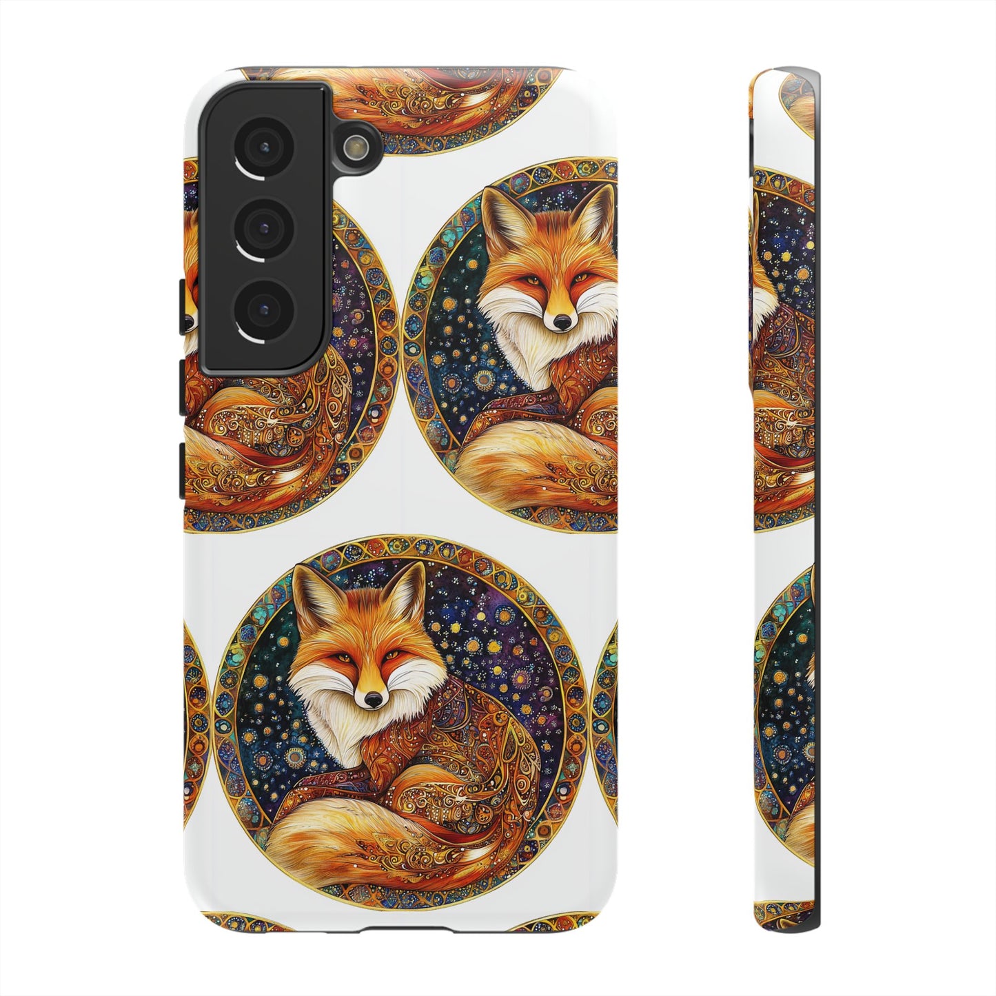 Artistic Fox Phone Case, Tough Phone Cover, Unique Gift for Animal Lovers, Stylish Tech Accessory, Nature-Inspired Decor