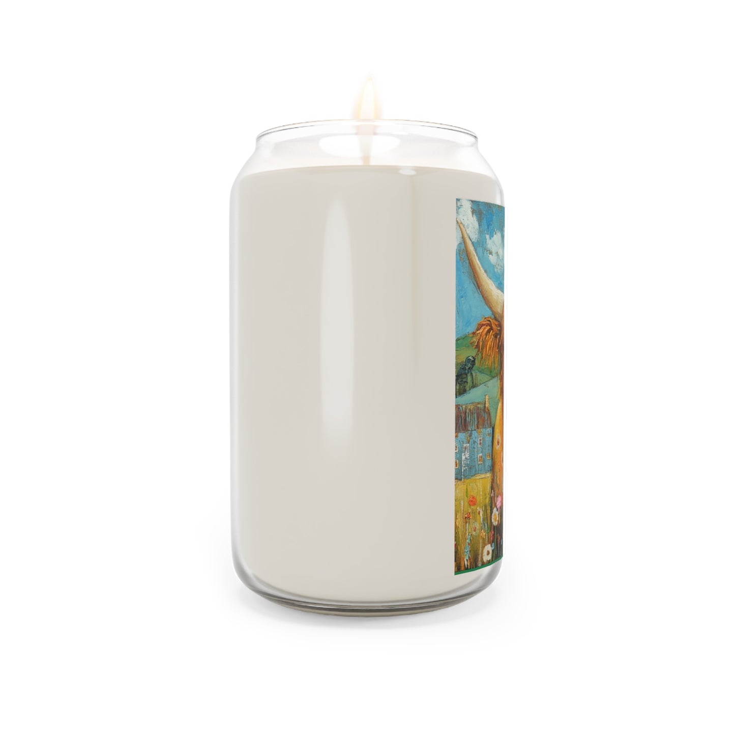 Highland Cow Scented Soy Candles, 13.75oz