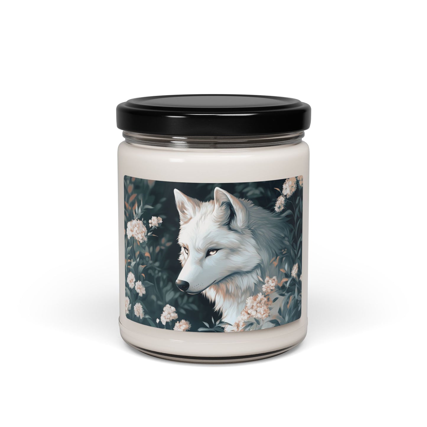 Mystic Wolf Scented Soy Candle | Eco-Friendly Home Decor, Gift for Animal Lovers, Cozy Ambiance, Aromatherapy