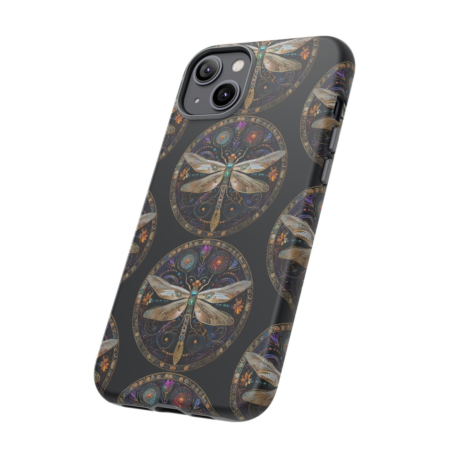 Dragonfly Phone Case, Tough Phone Cover, Artistic Cell Phone Accessory, Gift for Nature Lovers, Unique Phone Protector