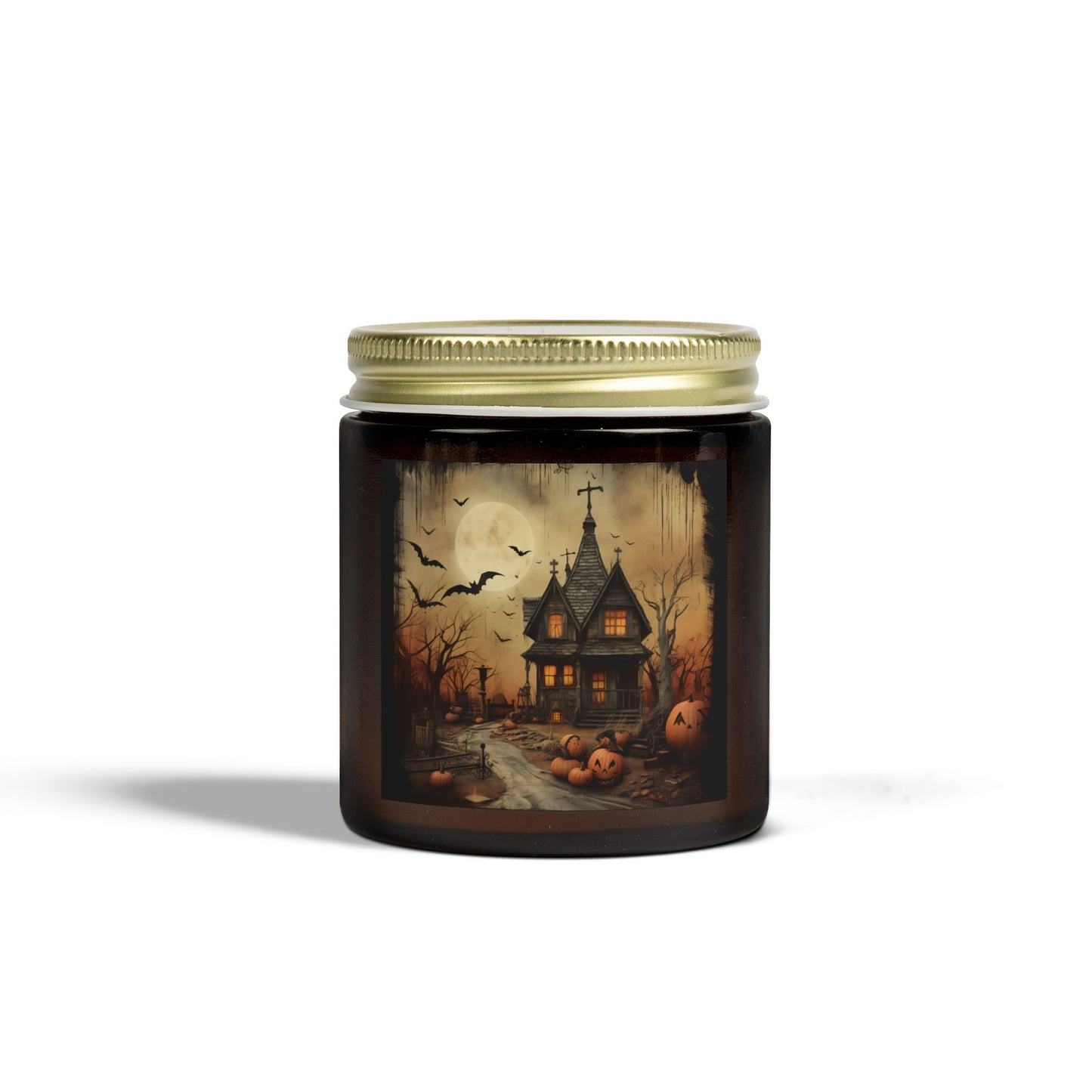 Halloween Haunted House Scented Candle | Spooky Home Decor, Gifts for Fall, Aromatherapy Candle, Unique Candle for Halloween